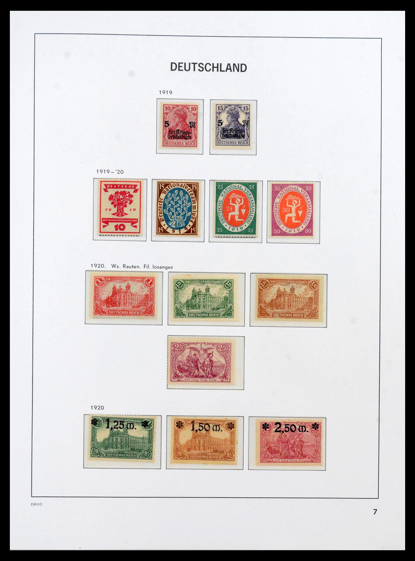 39870 0007 - Postzegelverzameling 39870 Duitse Rijk 1872-1945.