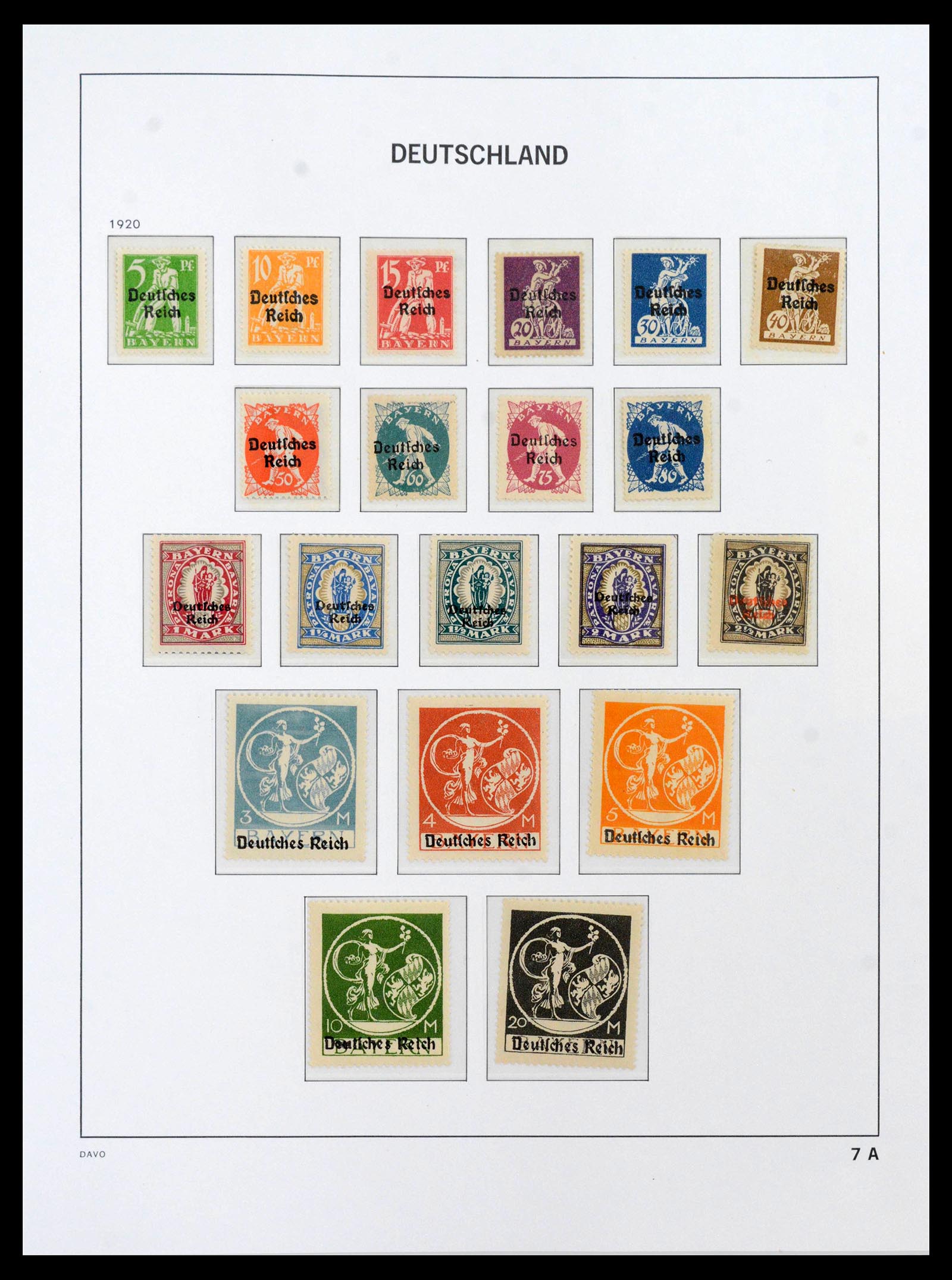 39870 0008 - Postzegelverzameling 39870 Duitse Rijk 1872-1945.