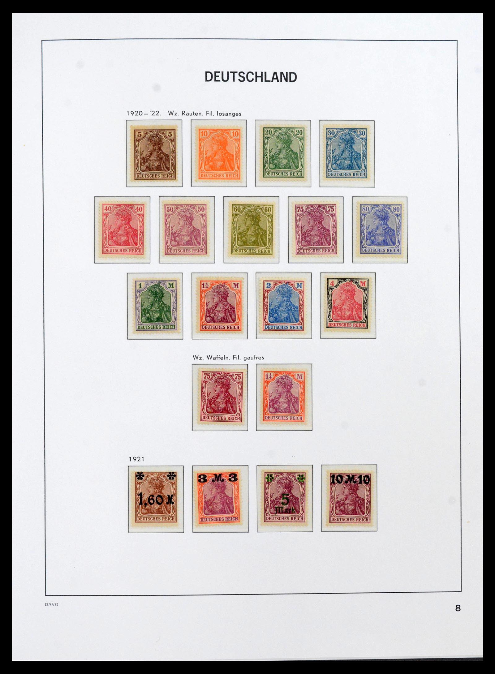 39870 0009 - Postzegelverzameling 39870 Duitse Rijk 1872-1945.