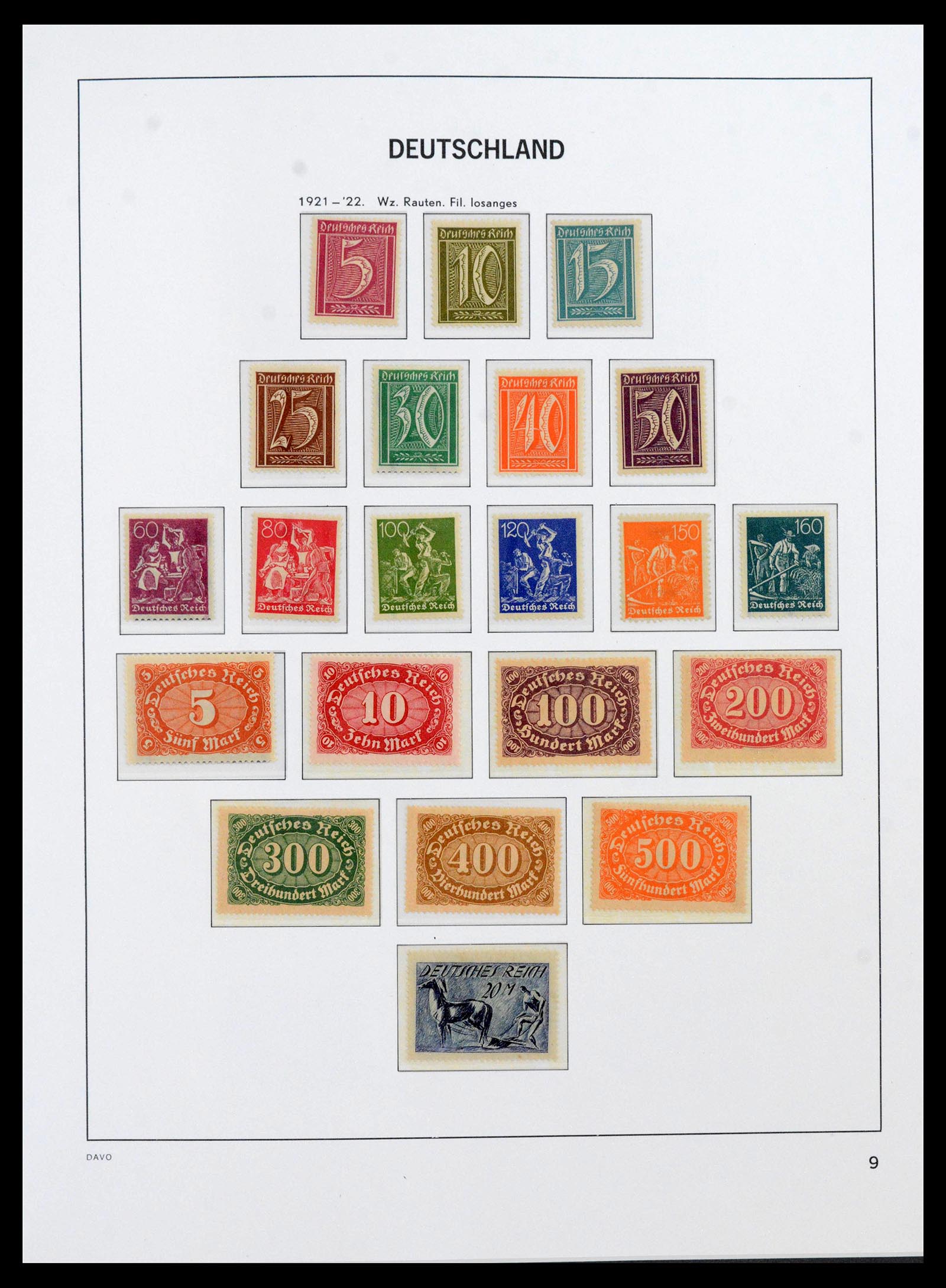 39870 0010 - Postzegelverzameling 39870 Duitse Rijk 1872-1945.