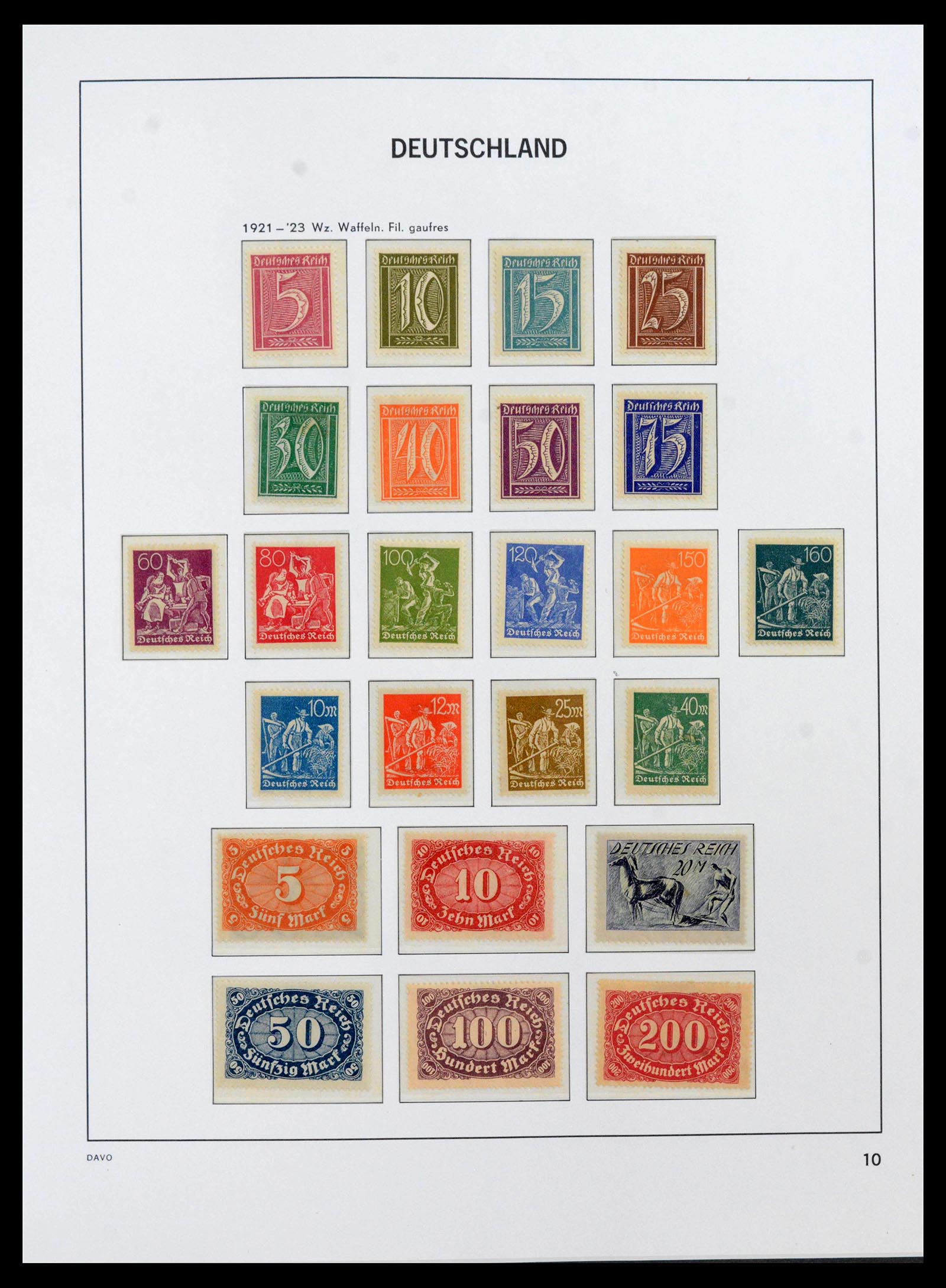 39870 0011 - Postzegelverzameling 39870 Duitse Rijk 1872-1945.