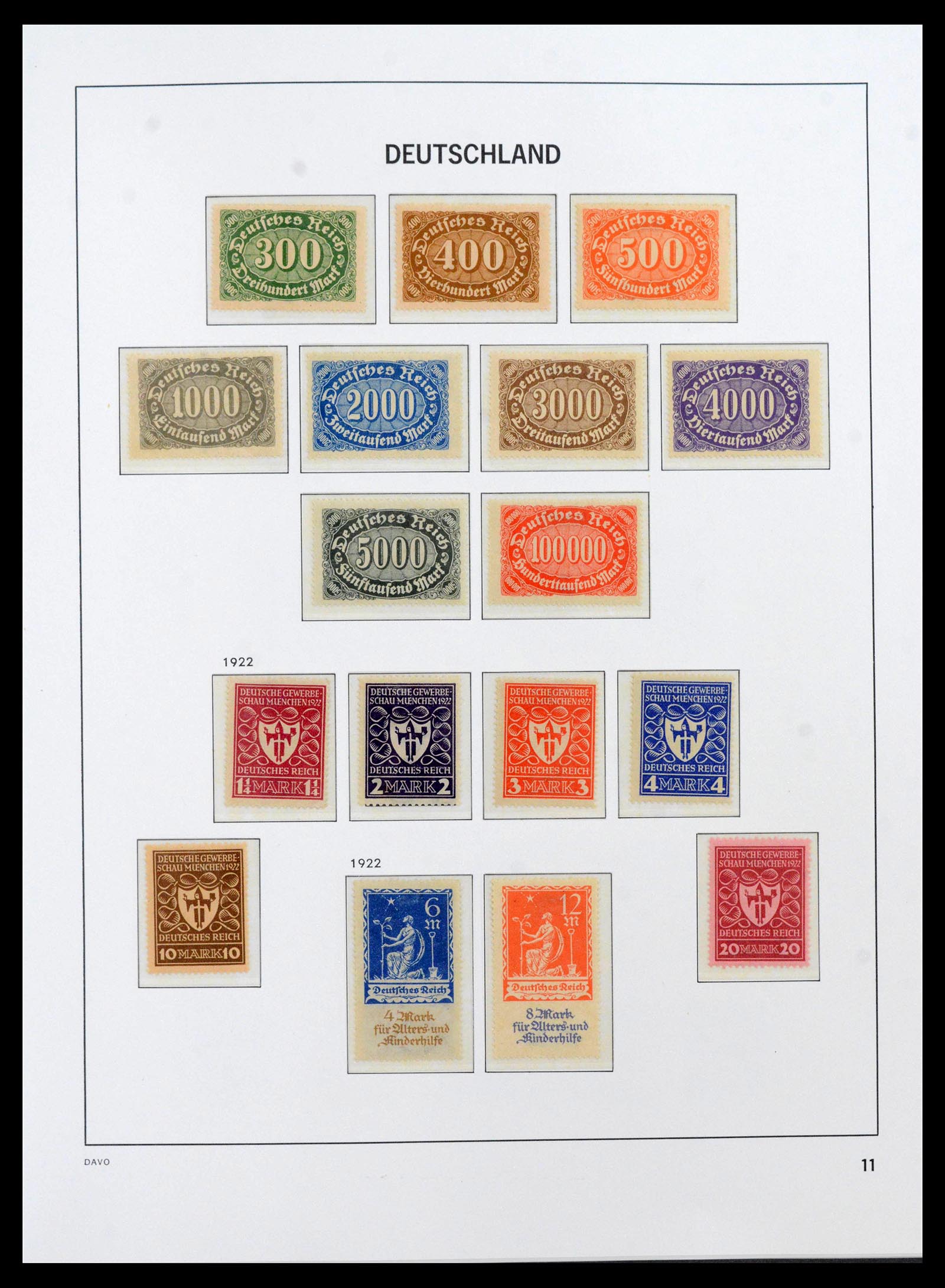 39870 0012 - Postzegelverzameling 39870 Duitse Rijk 1872-1945.