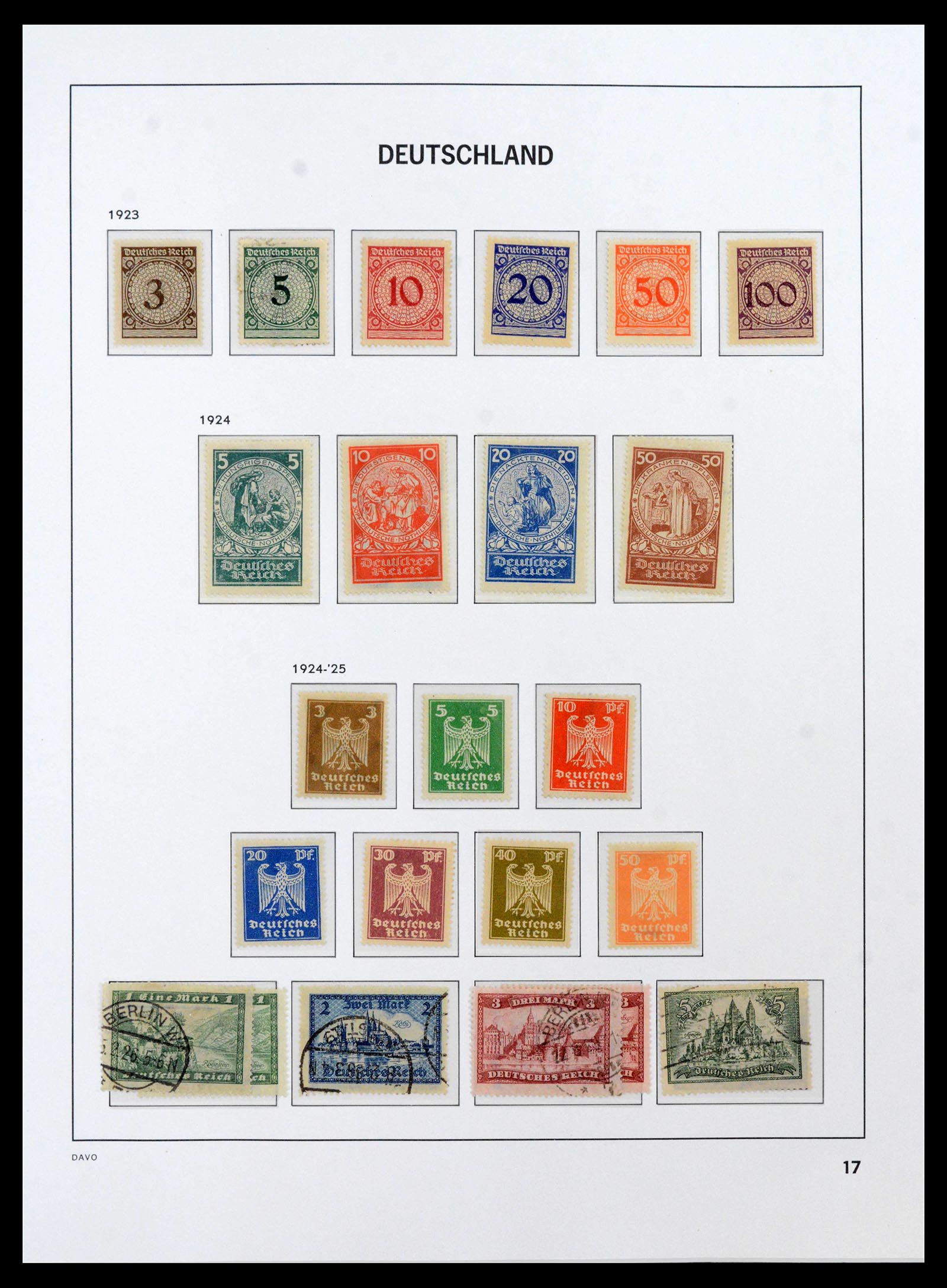 39870 0018 - Postzegelverzameling 39870 Duitse Rijk 1872-1945.