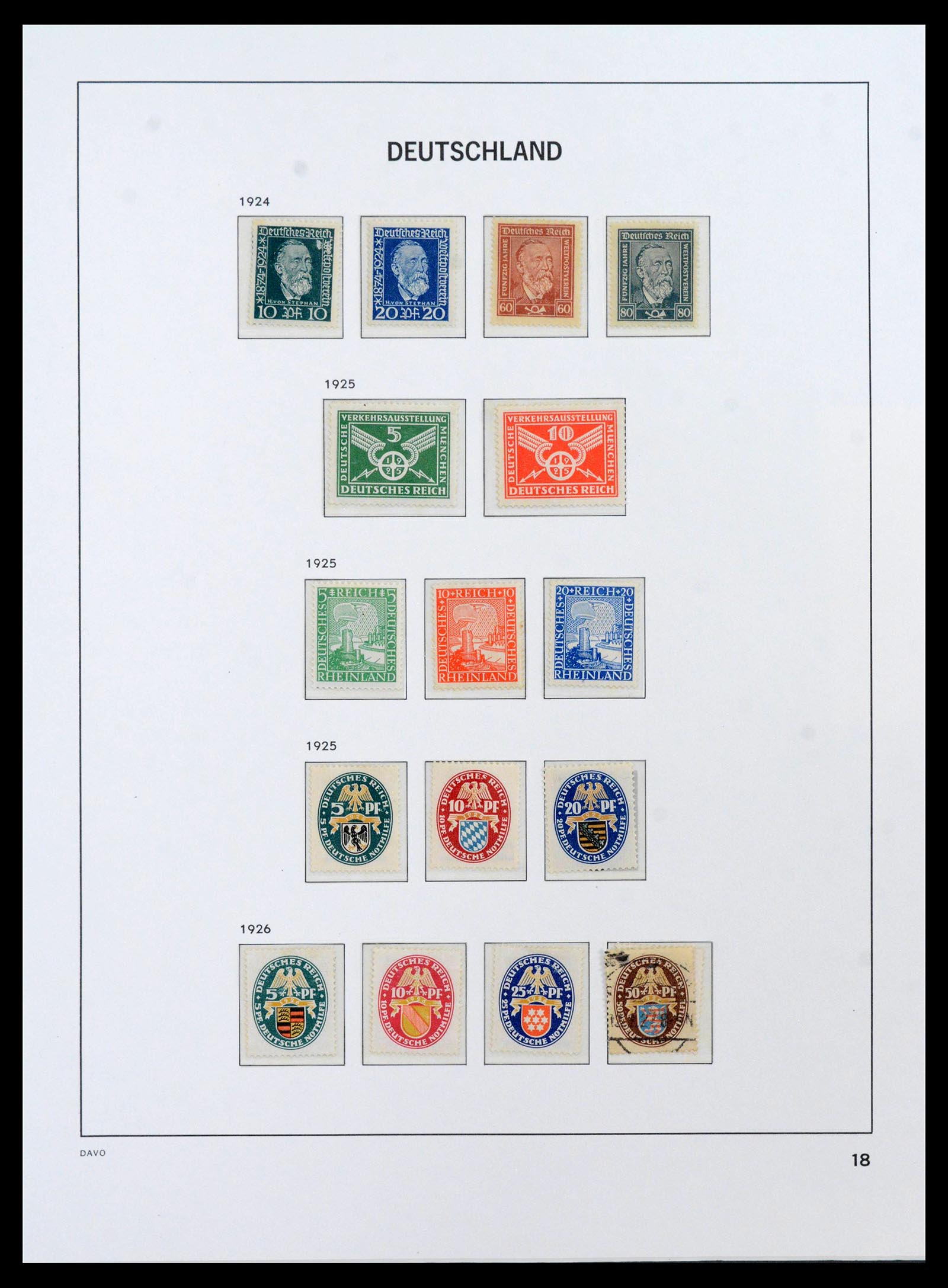 39870 0019 - Postzegelverzameling 39870 Duitse Rijk 1872-1945.
