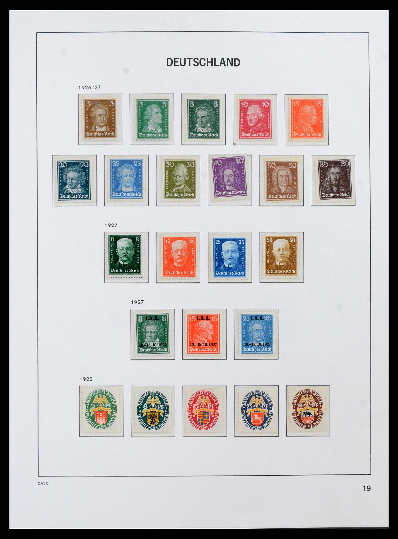 39870 0020 - Postzegelverzameling 39870 Duitse Rijk 1872-1945.