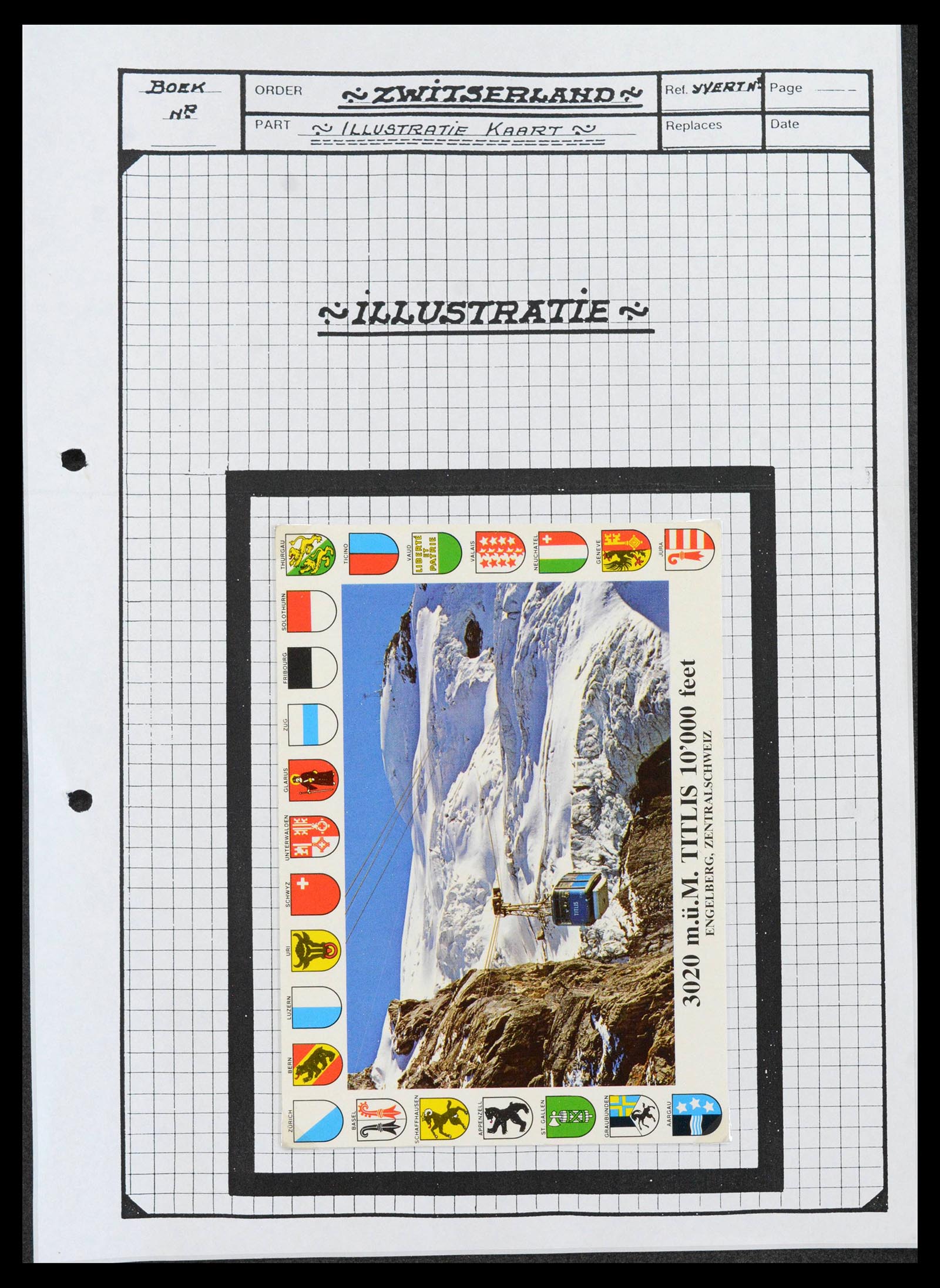 39871 0001 - Stamp collection 39871 Switzerland combinations 1909-1953.