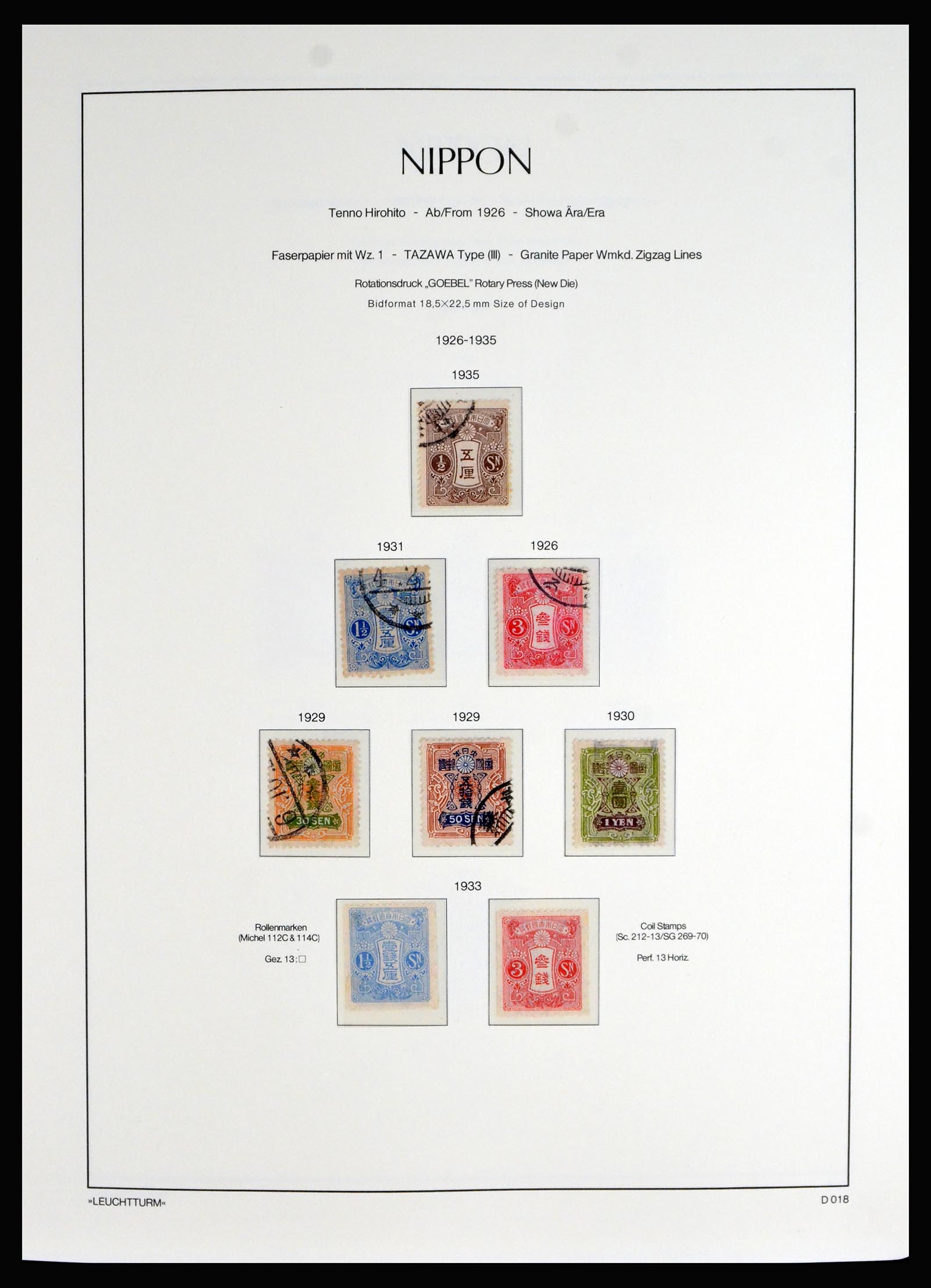 39875 0019 - Postzegel verzameling 39875 Japan 1871-1962.