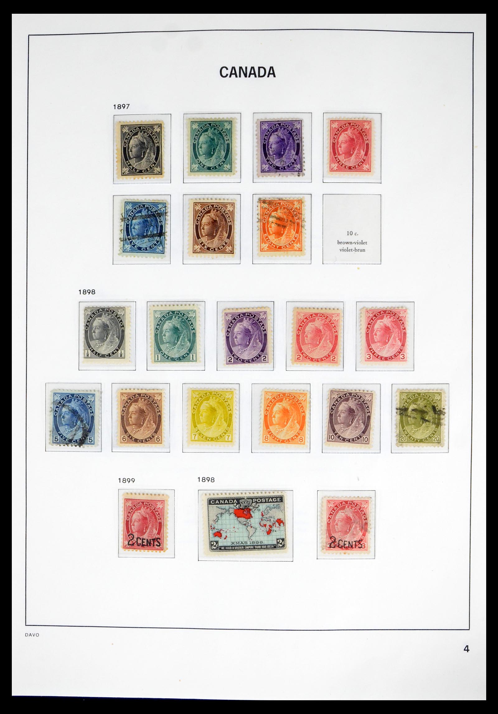 39886 0004 - Stamp collection 39886 Canada 1851-1987.