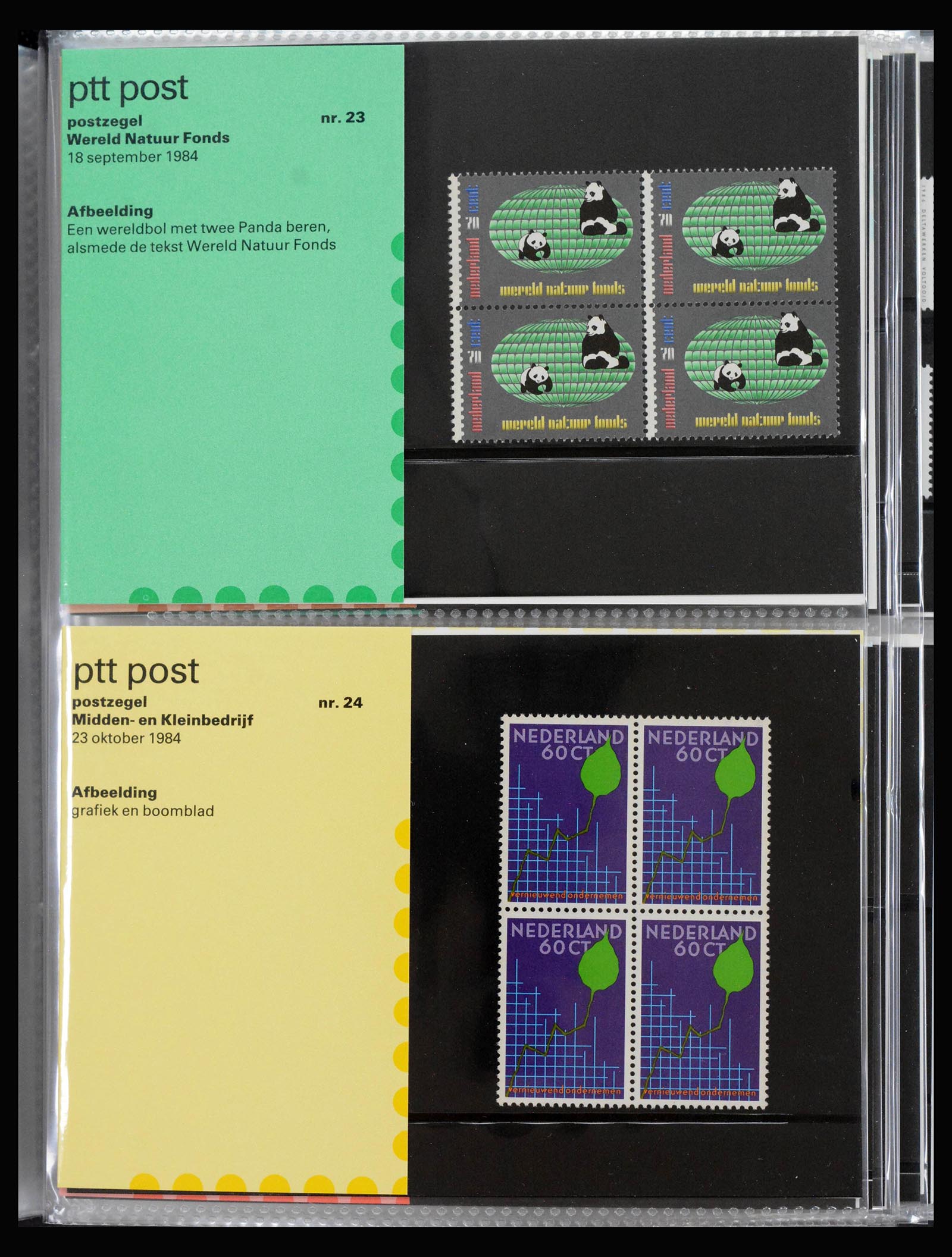 39888 0012 - Stamp collection 39888 Netherlands PTT presentation packs complete 1985-