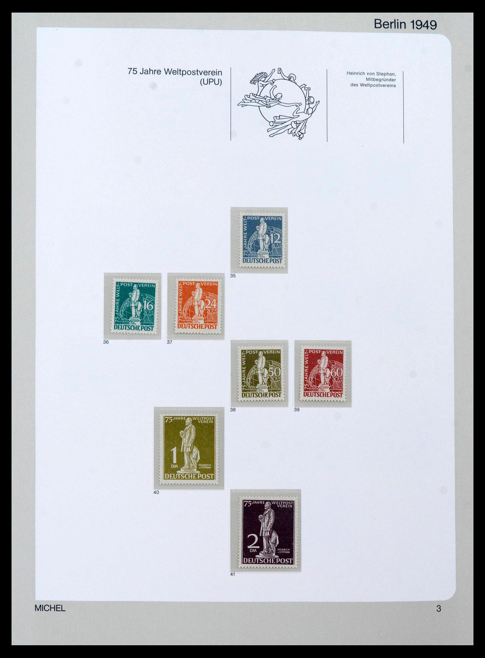 39892 0003 - Postzegelverzameling 39892 Berlijn compleet 1948-1990.