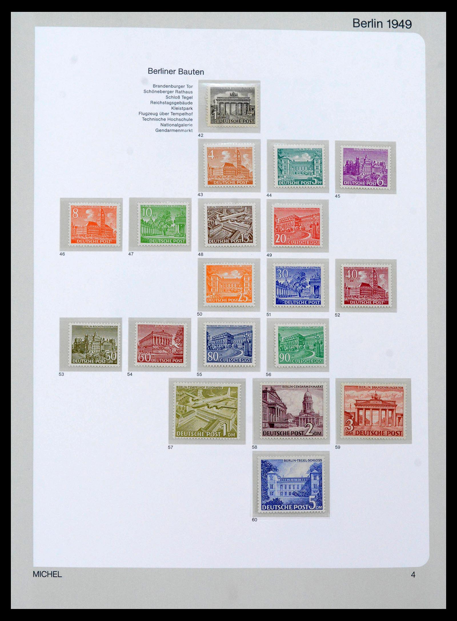 39892 0004 - Postzegelverzameling 39892 Berlijn compleet 1948-1990.