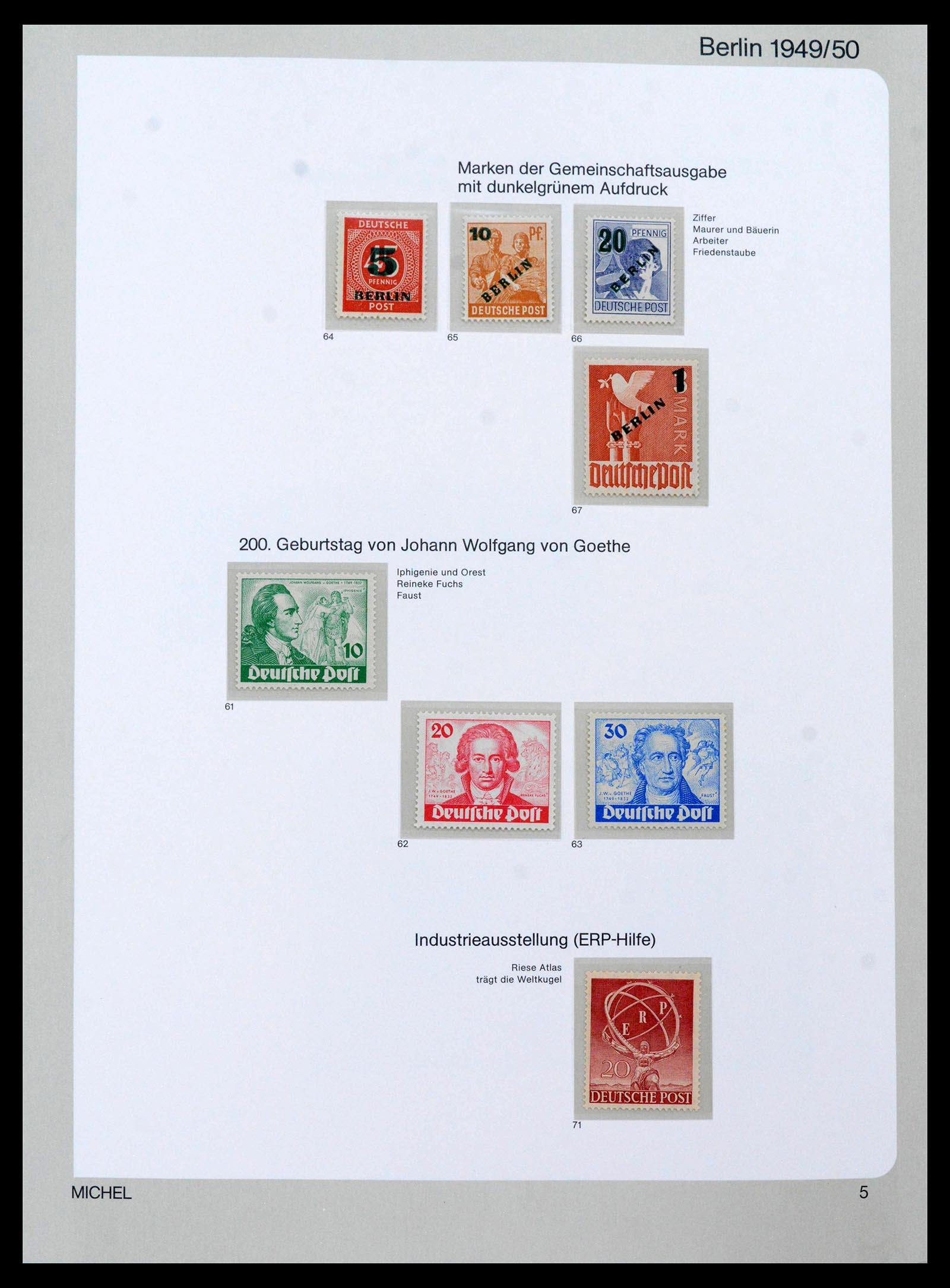 39892 0005 - Postzegelverzameling 39892 Berlijn compleet 1948-1990.