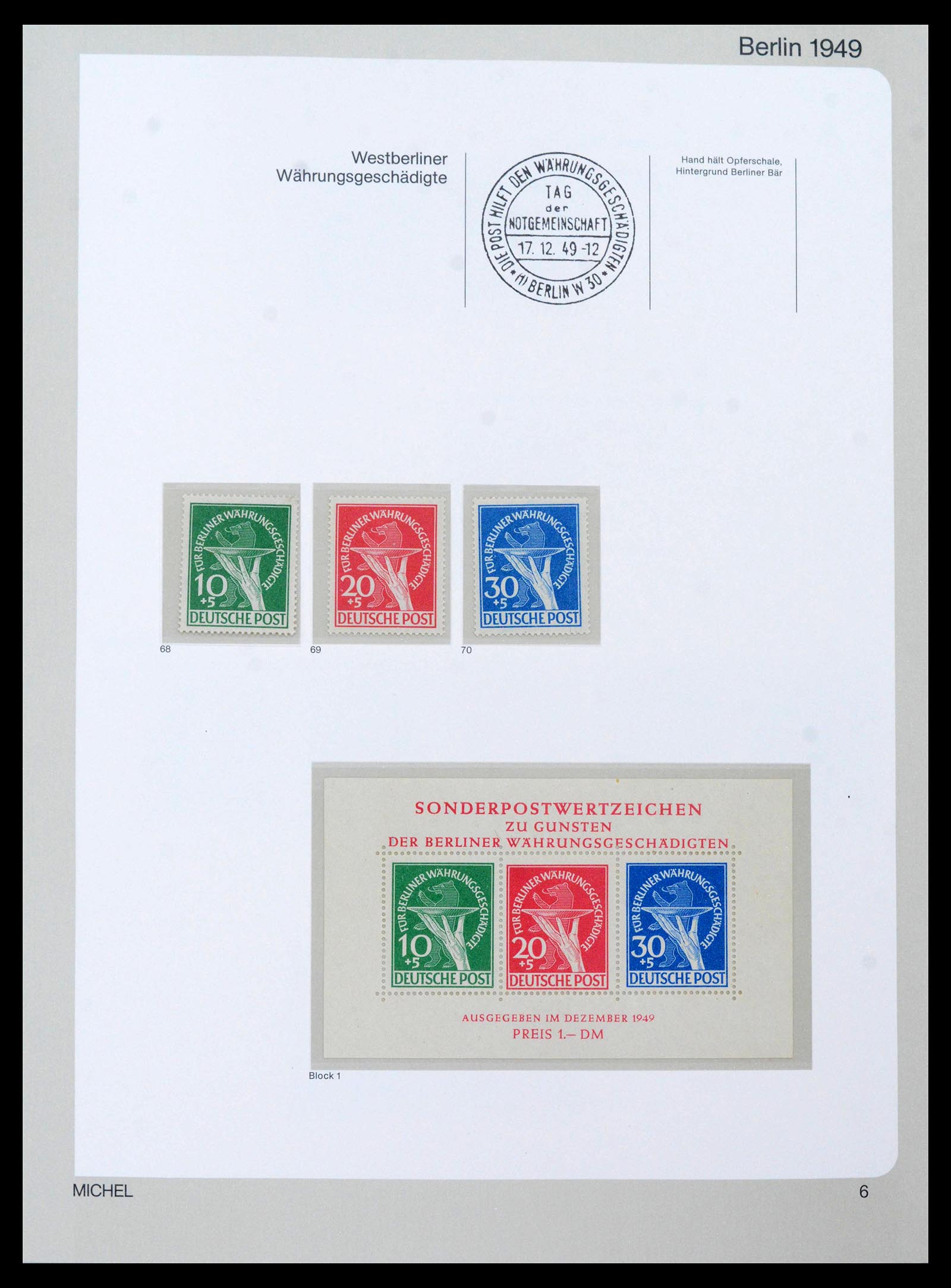 39892 0006 - Postzegelverzameling 39892 Berlijn compleet 1948-1990.