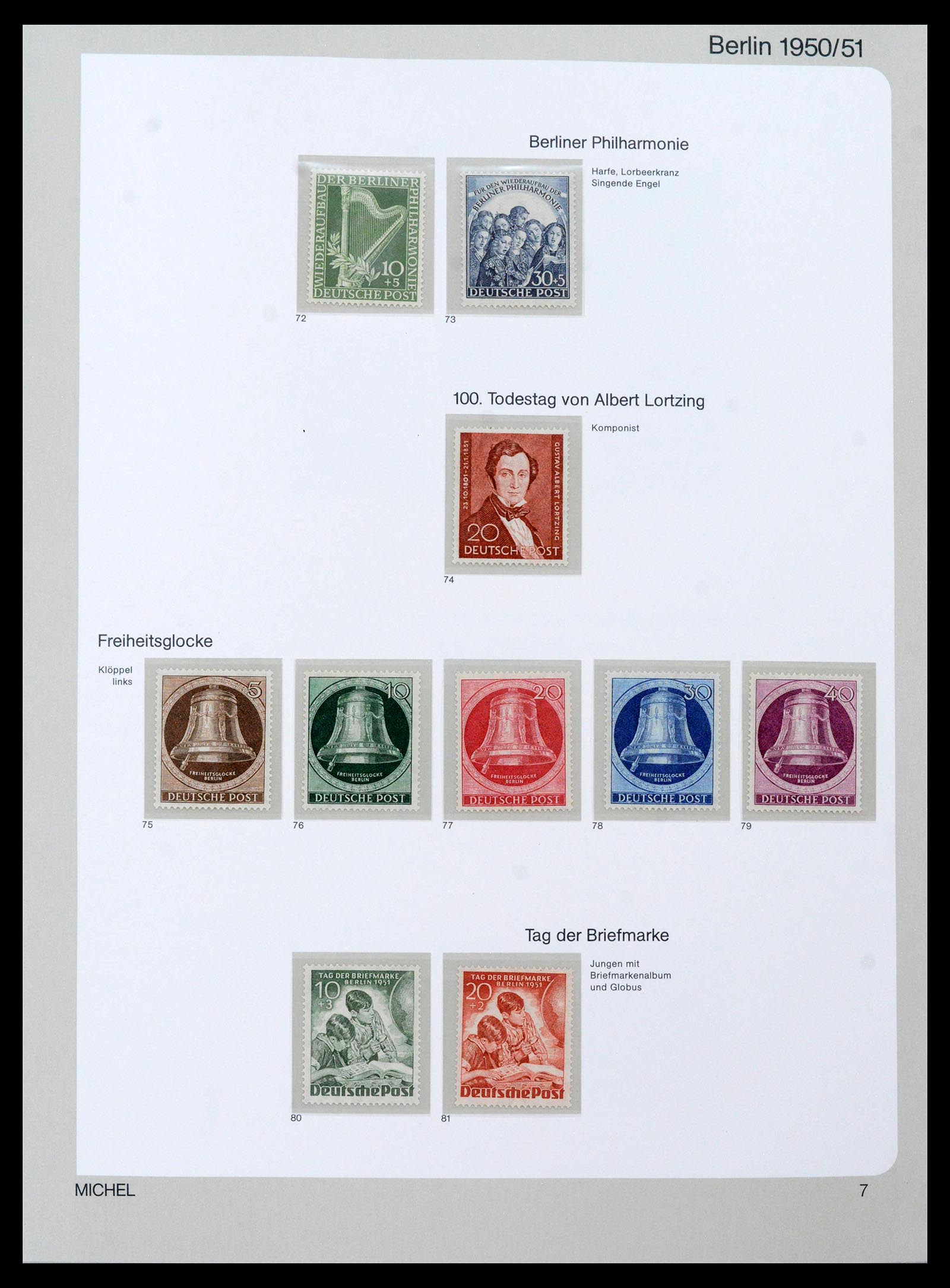39892 0007 - Postzegelverzameling 39892 Berlijn compleet 1948-1990.