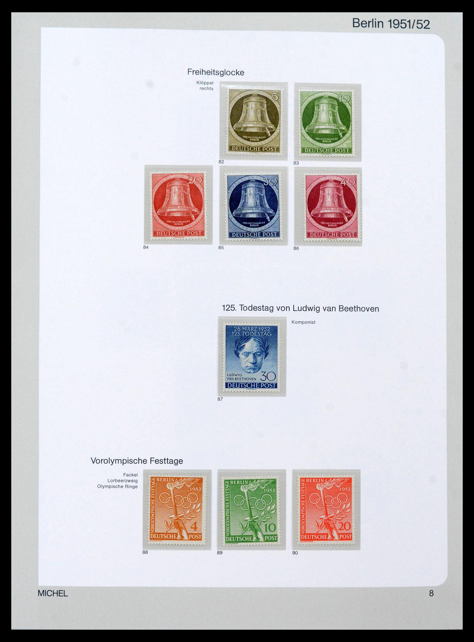 39892 0008 - Postzegelverzameling 39892 Berlijn compleet 1948-1990.