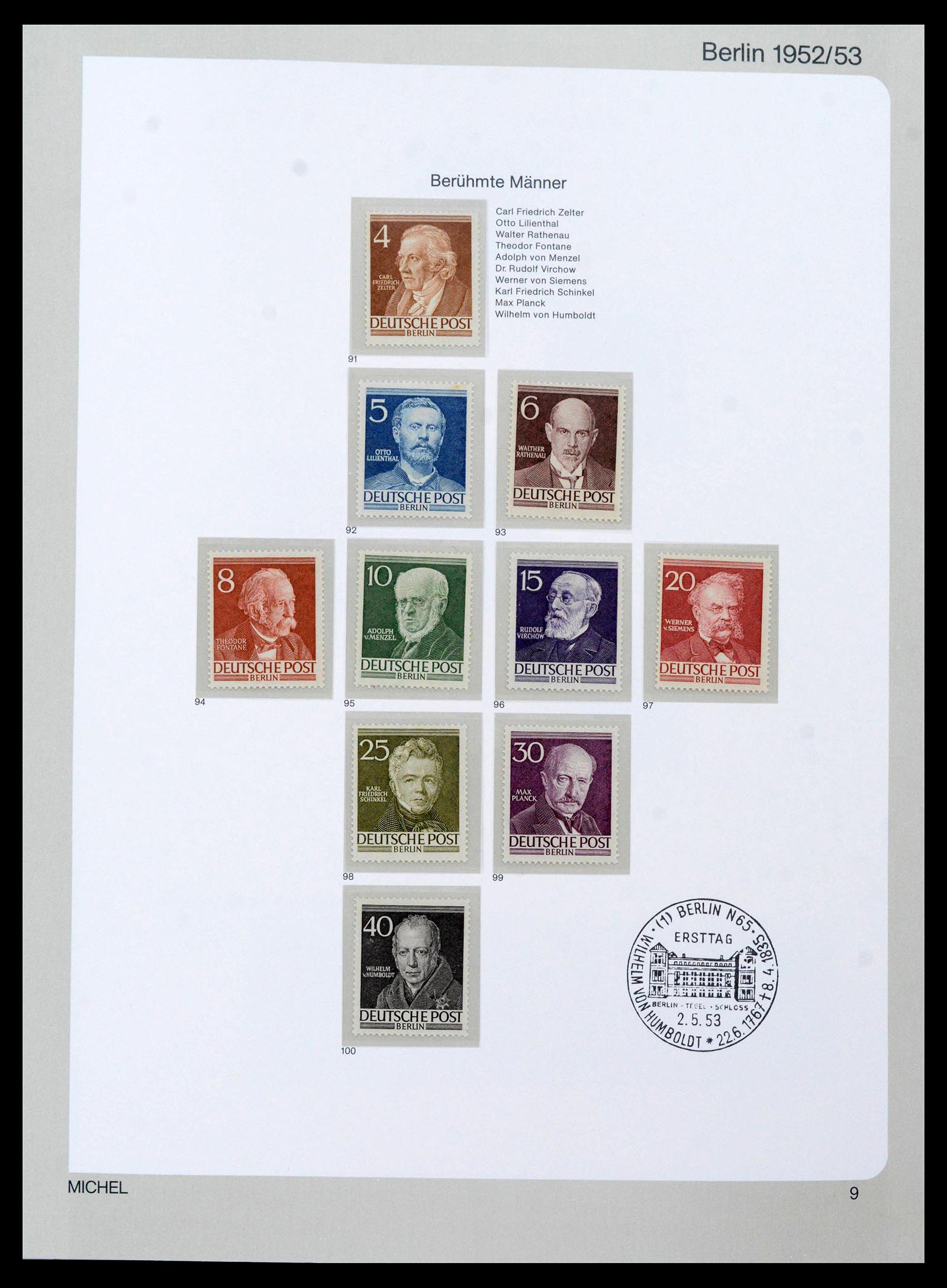39892 0009 - Postzegelverzameling 39892 Berlijn compleet 1948-1990.