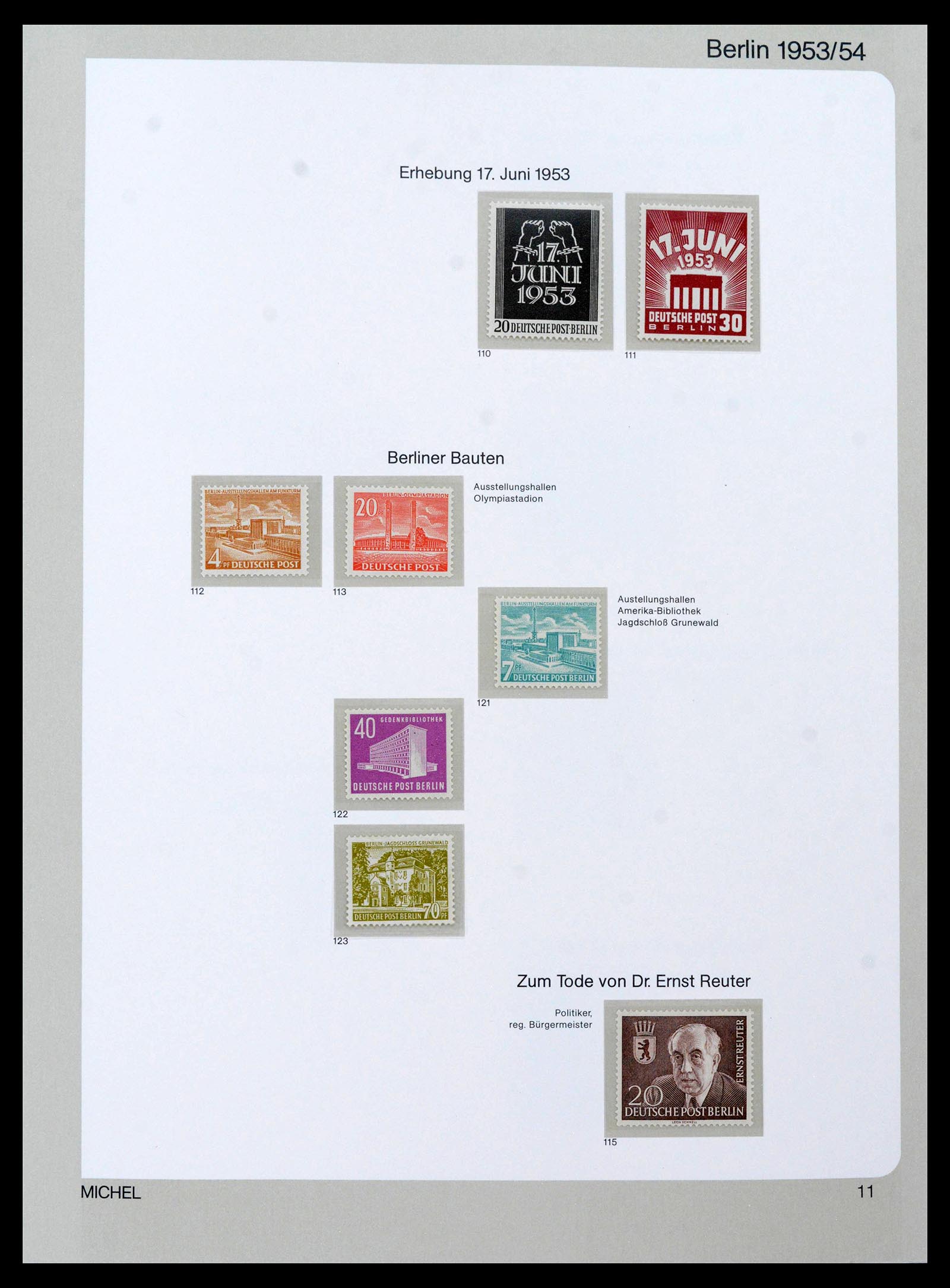 39892 0011 - Postzegelverzameling 39892 Berlijn compleet 1948-1990.
