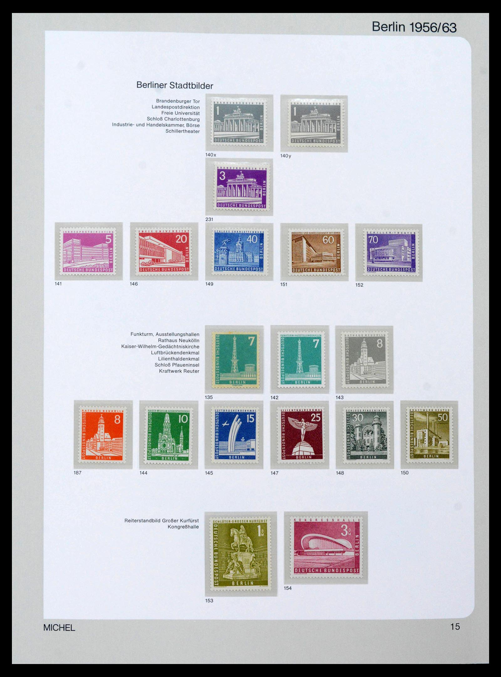 39892 0015 - Postzegelverzameling 39892 Berlijn compleet 1948-1990.