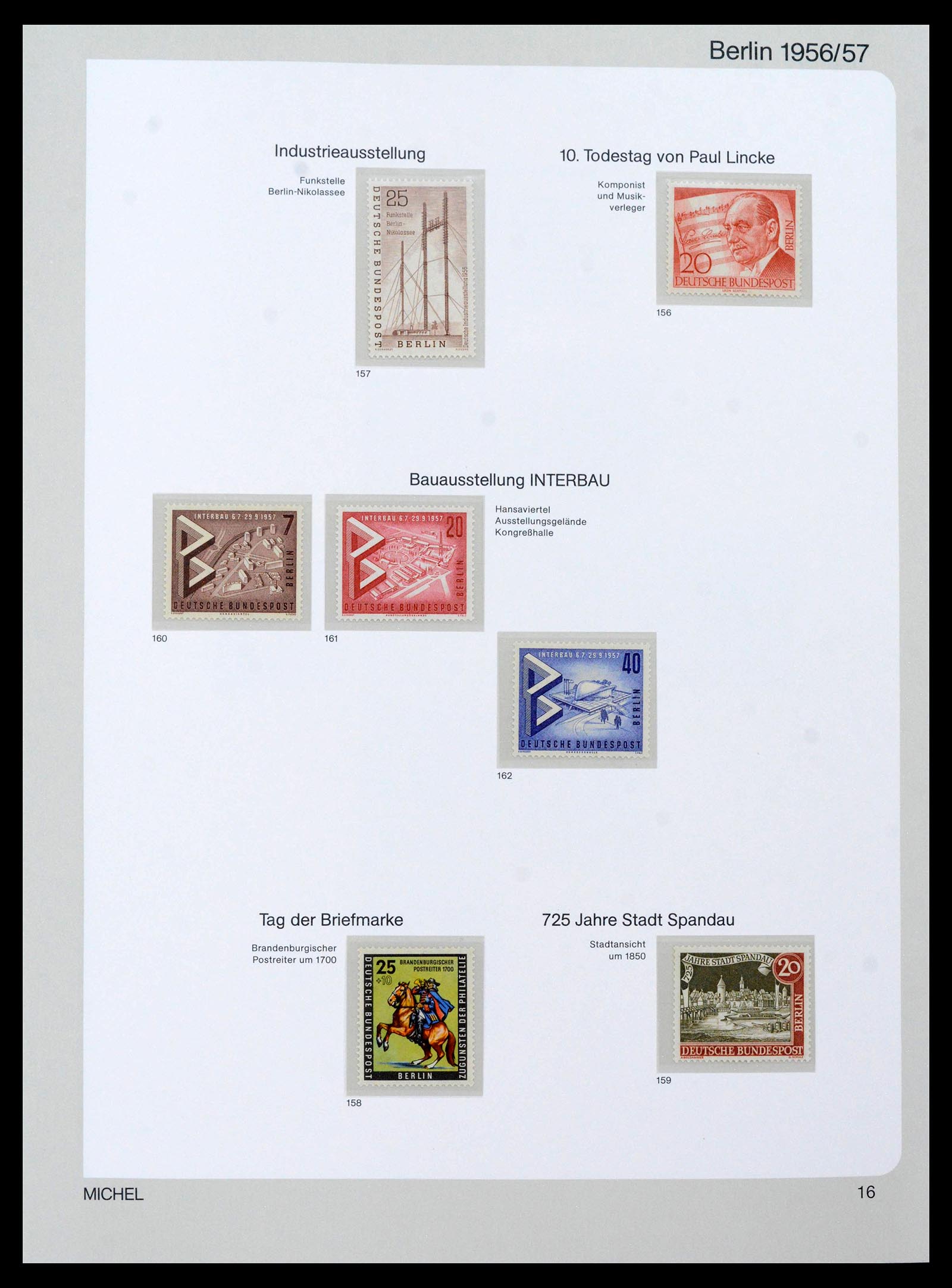 39892 0016 - Postzegelverzameling 39892 Berlijn compleet 1948-1990.