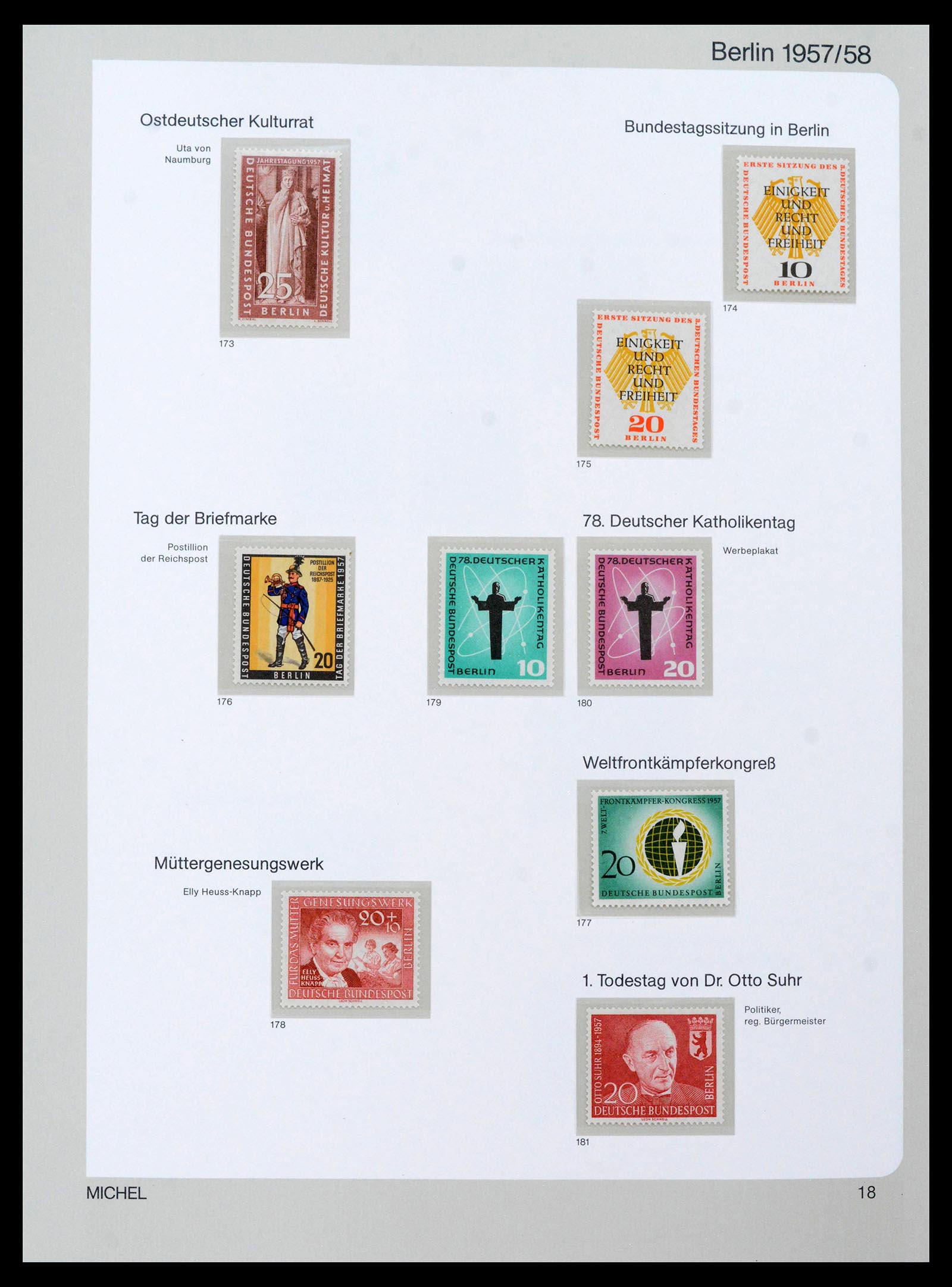 39892 0018 - Postzegelverzameling 39892 Berlijn compleet 1948-1990.