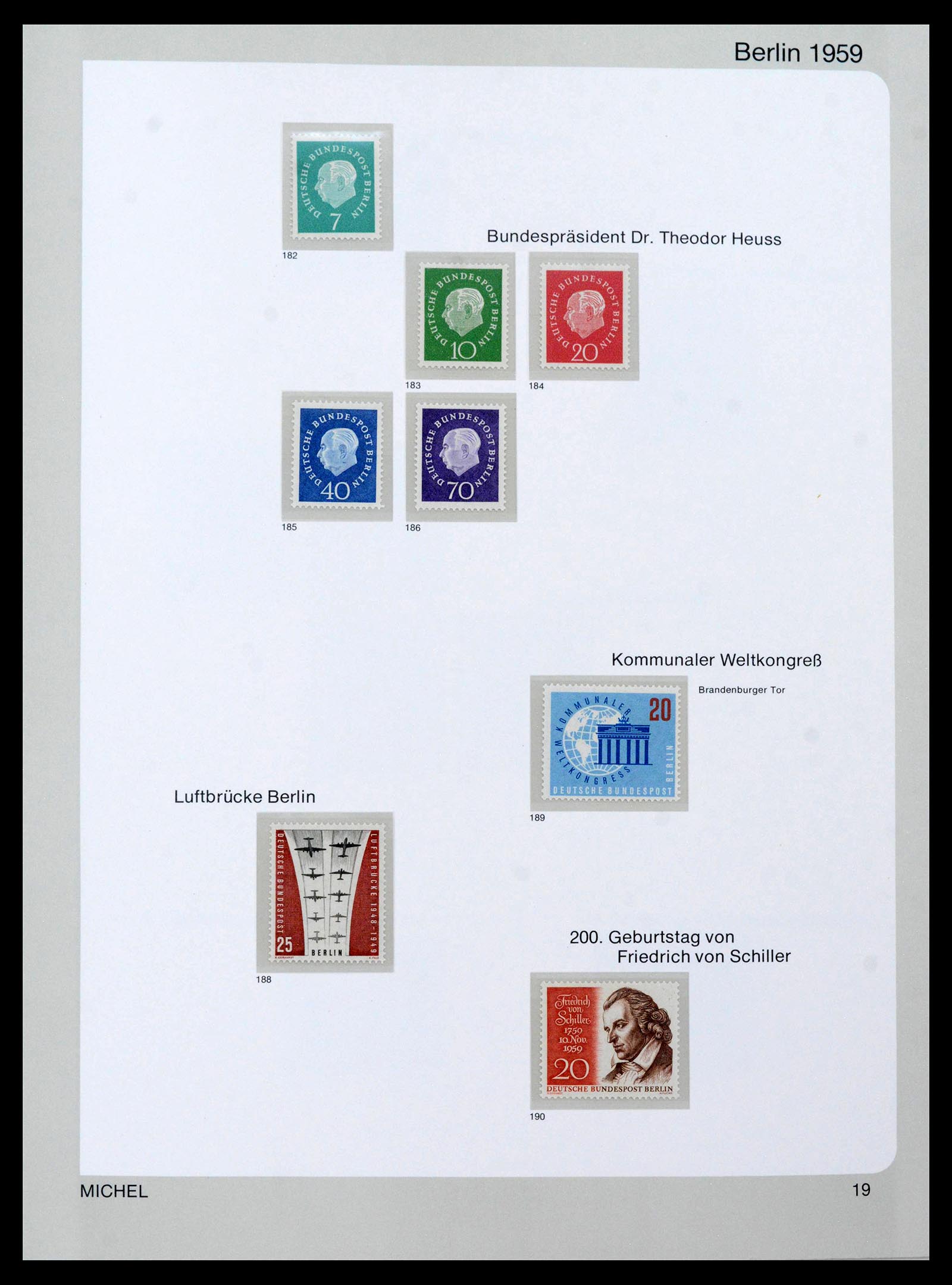 39892 0019 - Postzegelverzameling 39892 Berlijn compleet 1948-1990.