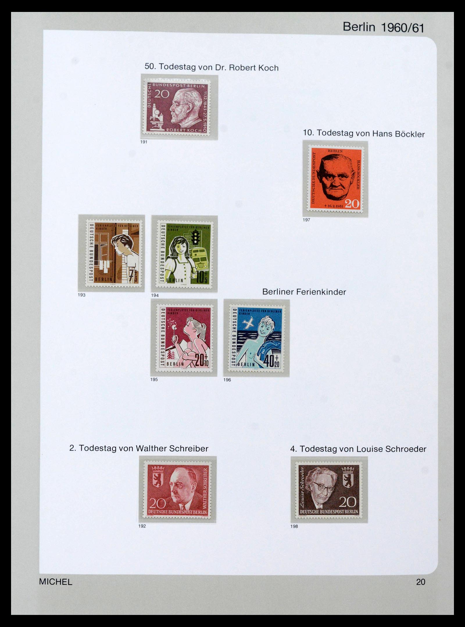 39892 0020 - Postzegelverzameling 39892 Berlijn compleet 1948-1990.