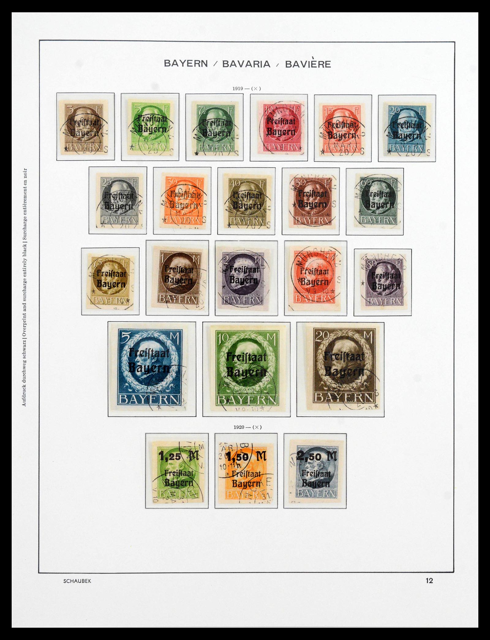 39894 0016 - Postzegelverzameling 39894 Beieren 1849-1920.