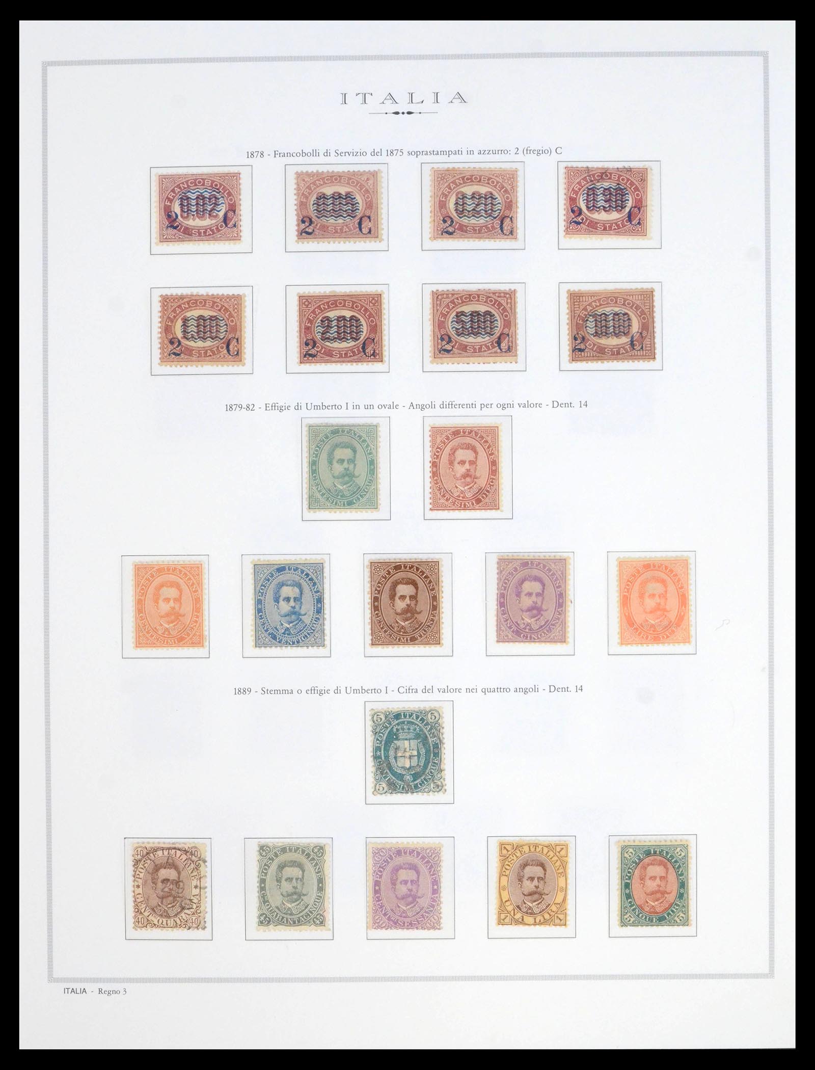 39895 0003 - Postzegelverzameling 39895 Italië 1862-1964.
