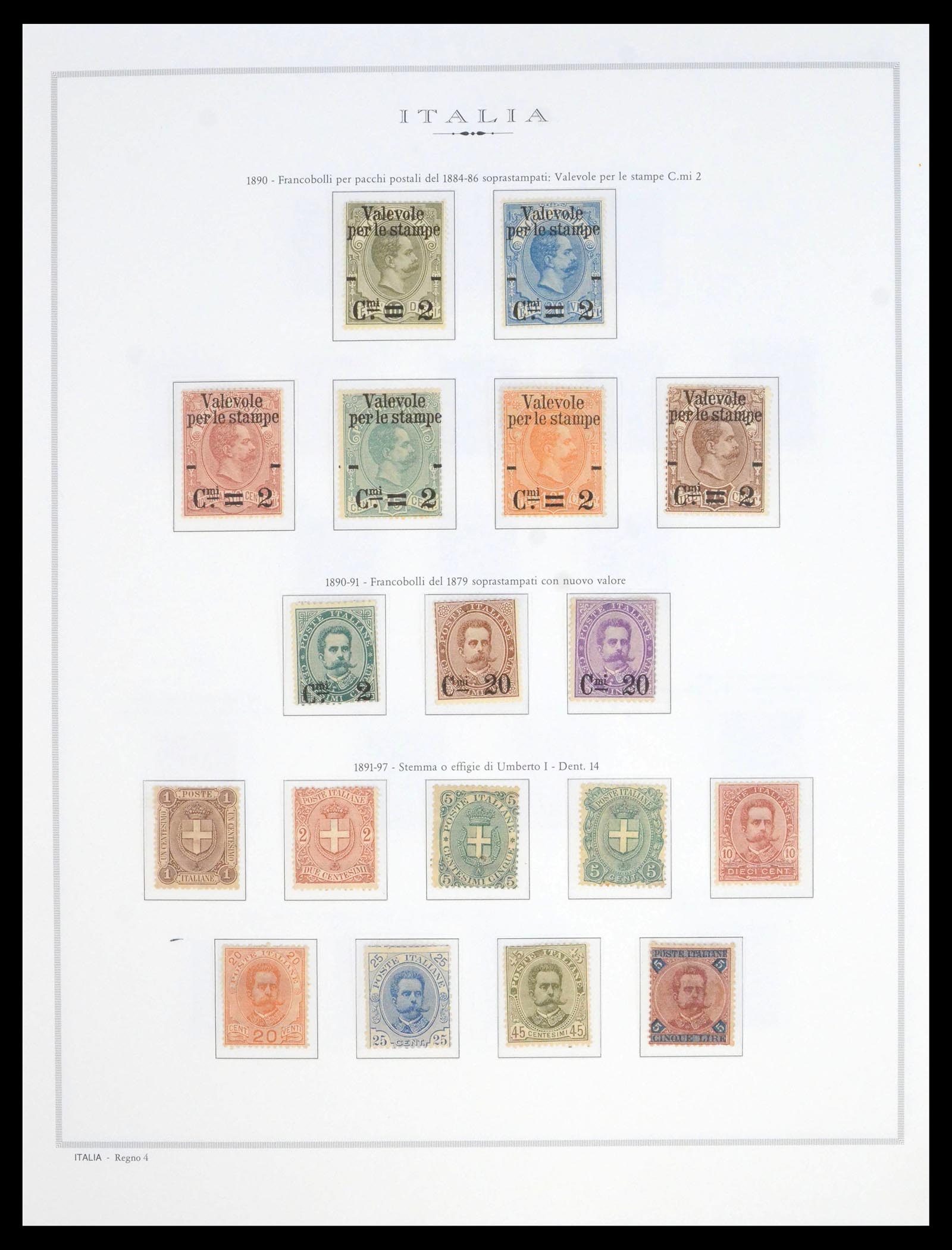 39895 0004 - Postzegelverzameling 39895 Italië 1862-1964.