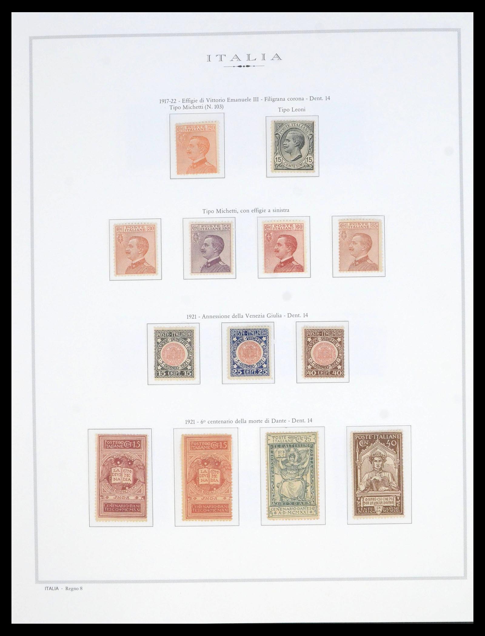 39895 0008 - Postzegelverzameling 39895 Italië 1862-1964.