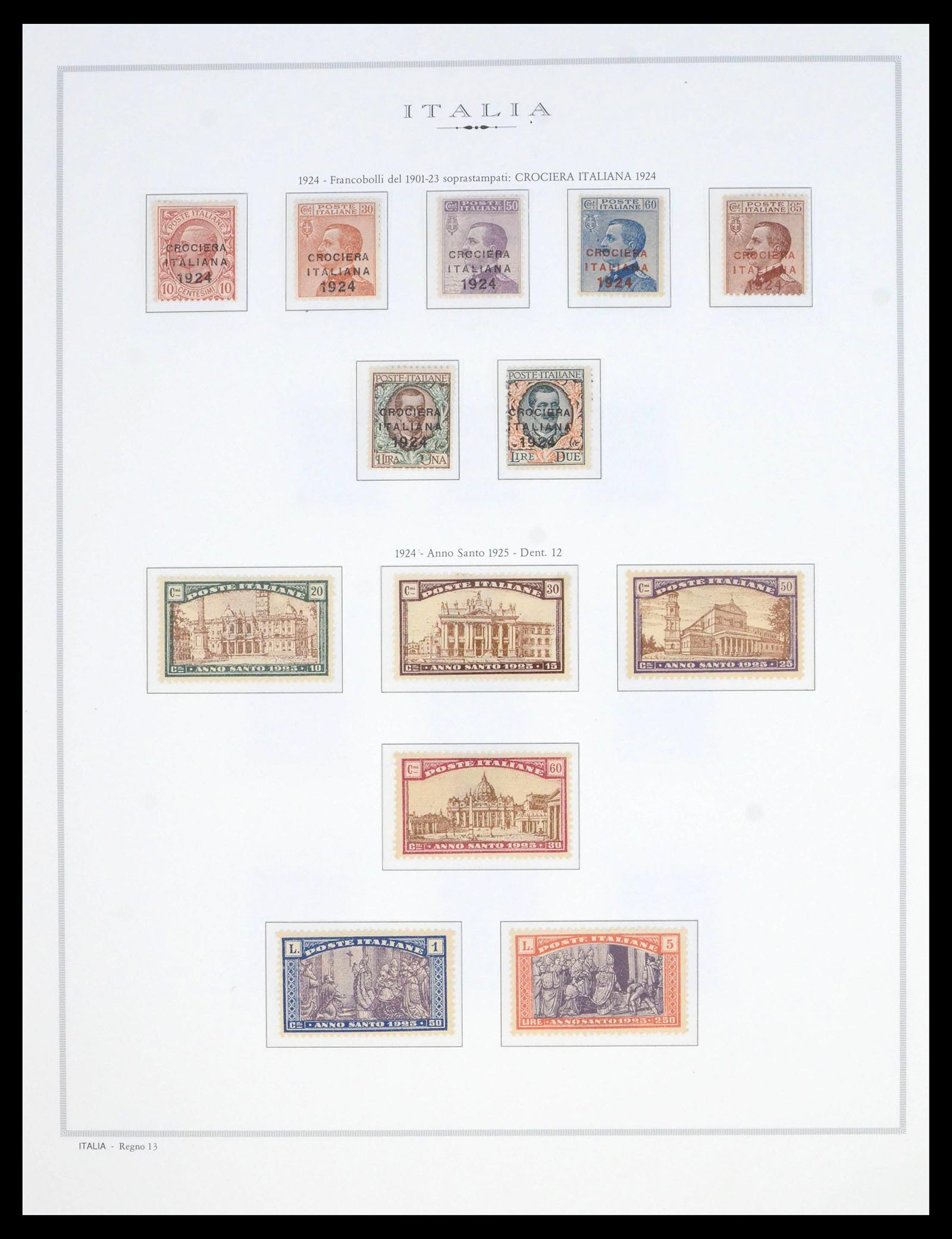 39895 0013 - Postzegelverzameling 39895 Italië 1862-1964.