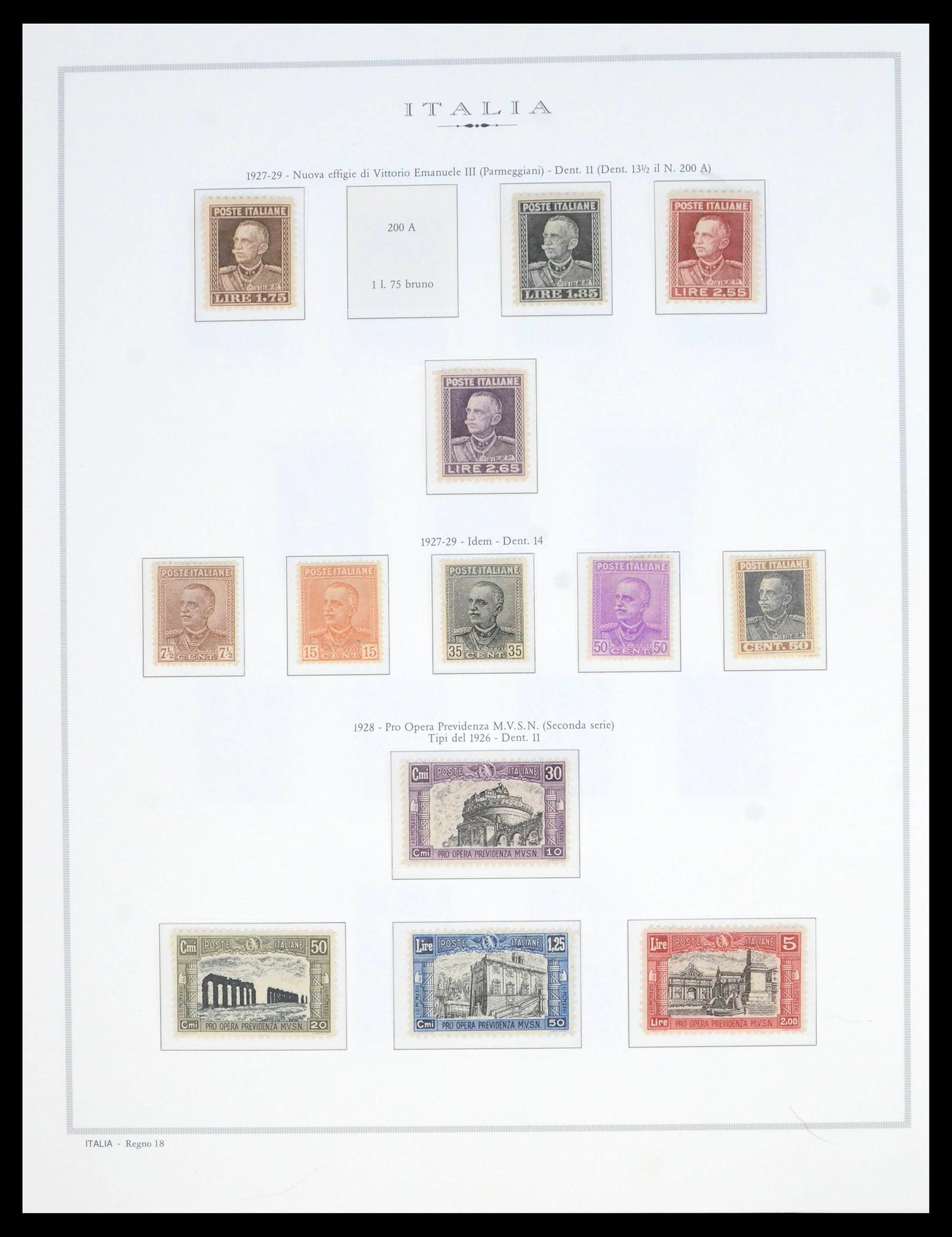 39895 0018 - Postzegelverzameling 39895 Italië 1862-1964.