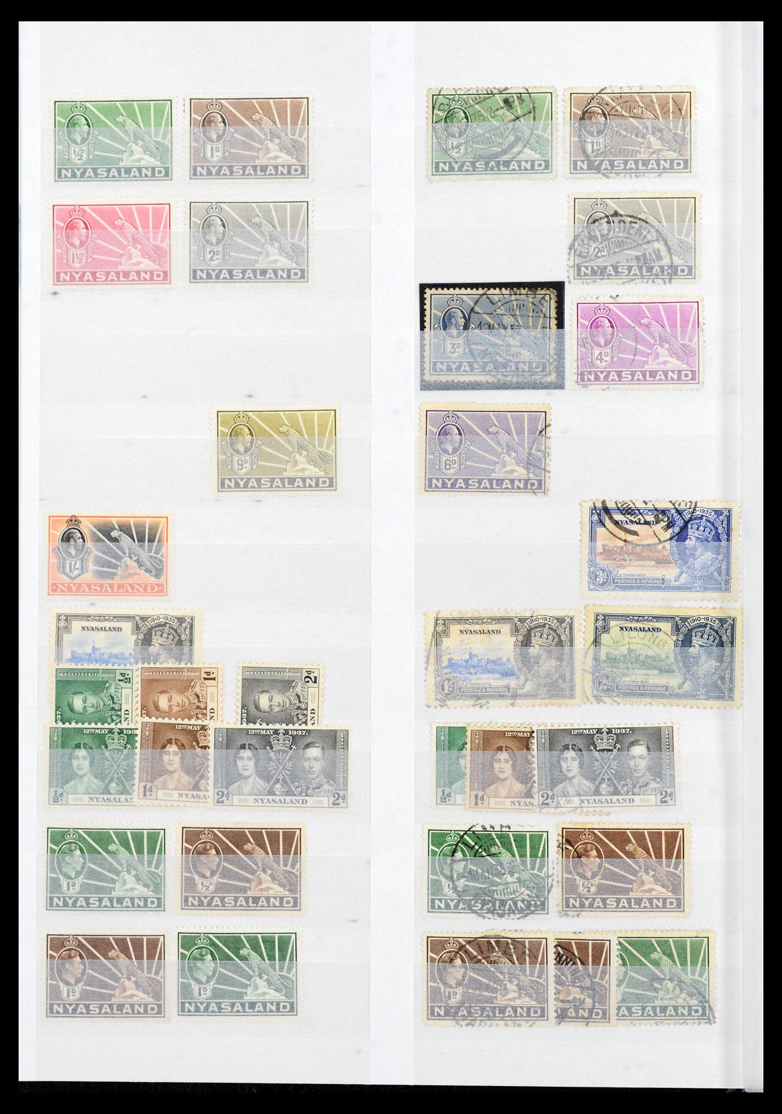 39896 0004 - Postzegelverzameling 39896 Rhodesië en gebieden 1890-1994.