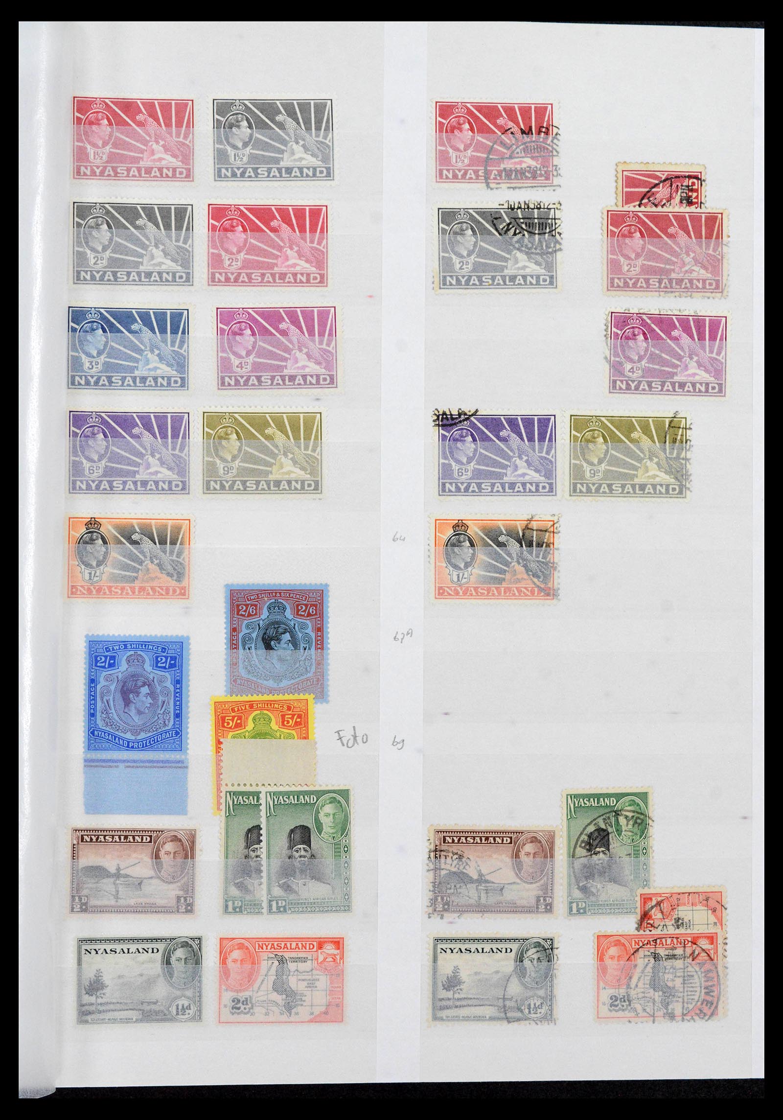 39896 0005 - Postzegelverzameling 39896 Rhodesië en gebieden 1890-1994.