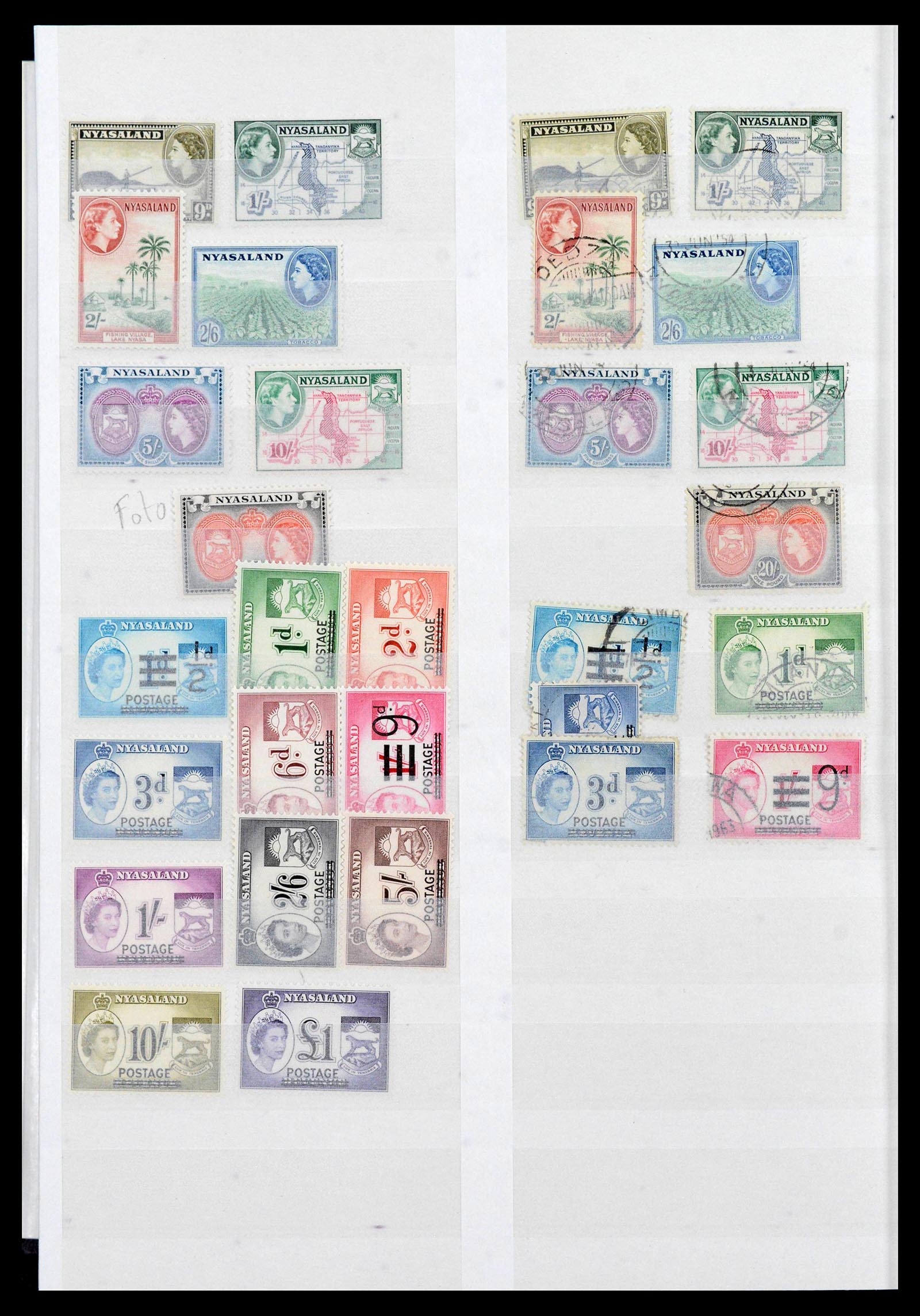 39896 0008 - Postzegelverzameling 39896 Rhodesië en gebieden 1890-1994.