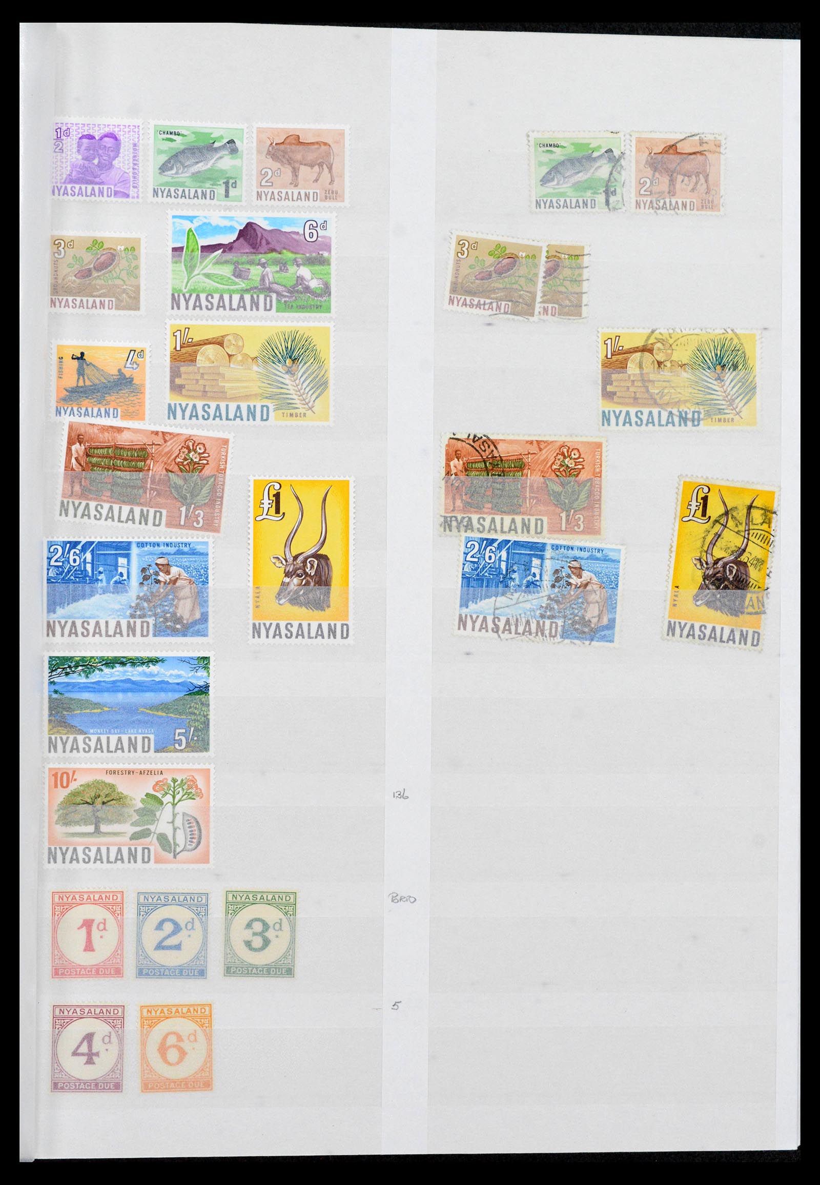 39896 0009 - Postzegelverzameling 39896 Rhodesië en gebieden 1890-1994.