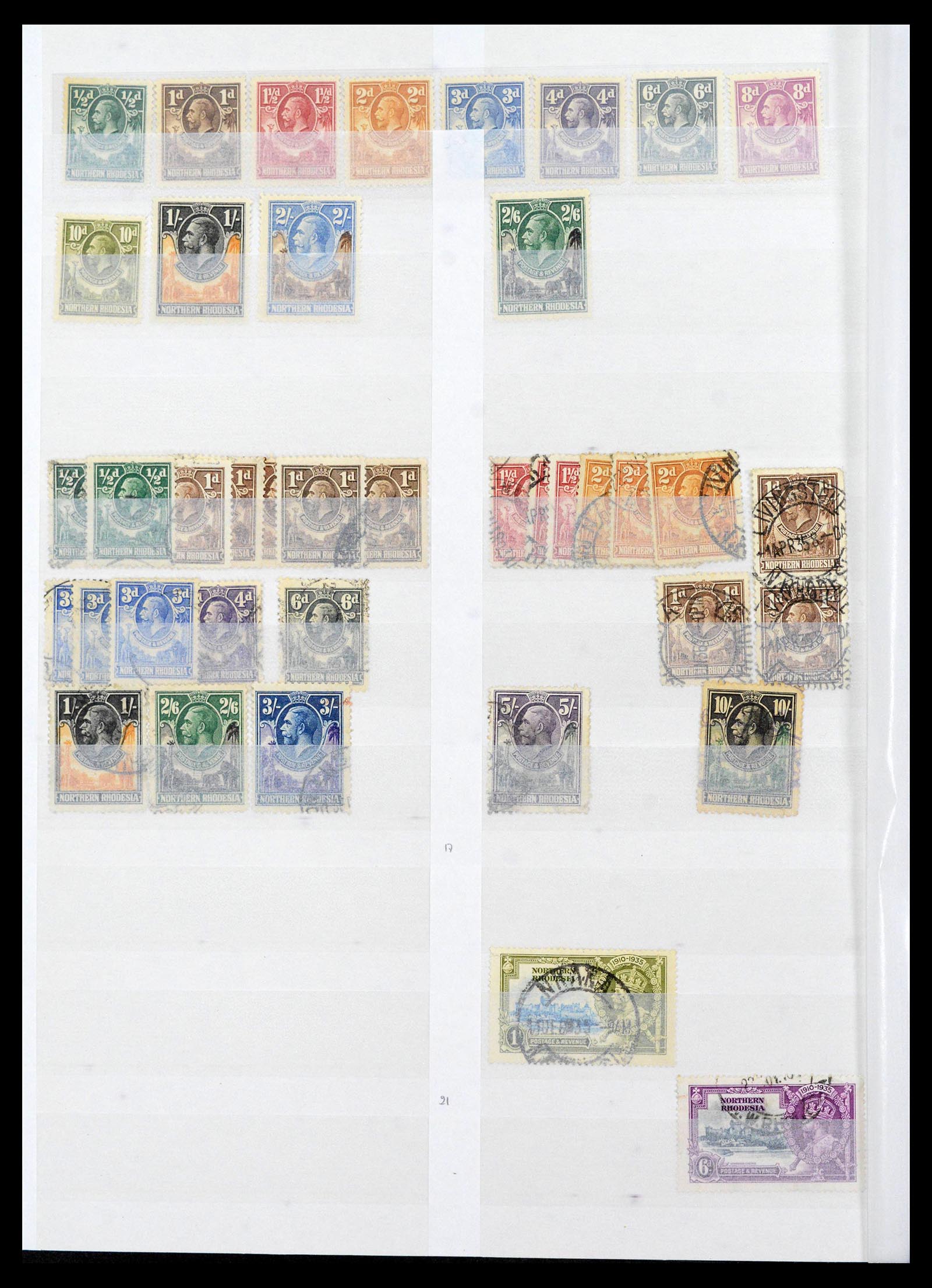 39896 0020 - Postzegelverzameling 39896 Rhodesië en gebieden 1890-1994.