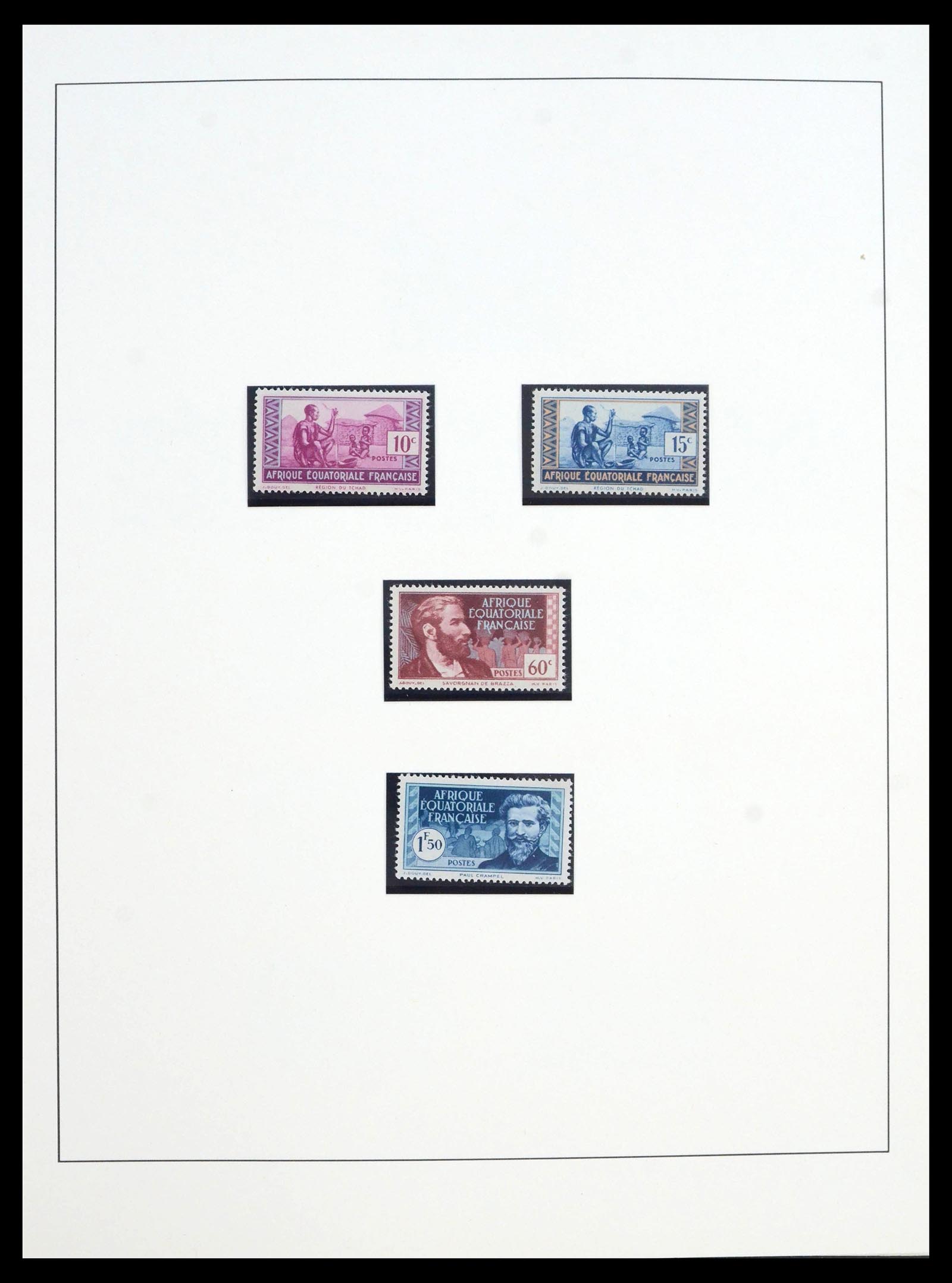 39897 0002 - Postzegelverzameling 39897 Franse koloniën in Afrika 1900-1945.