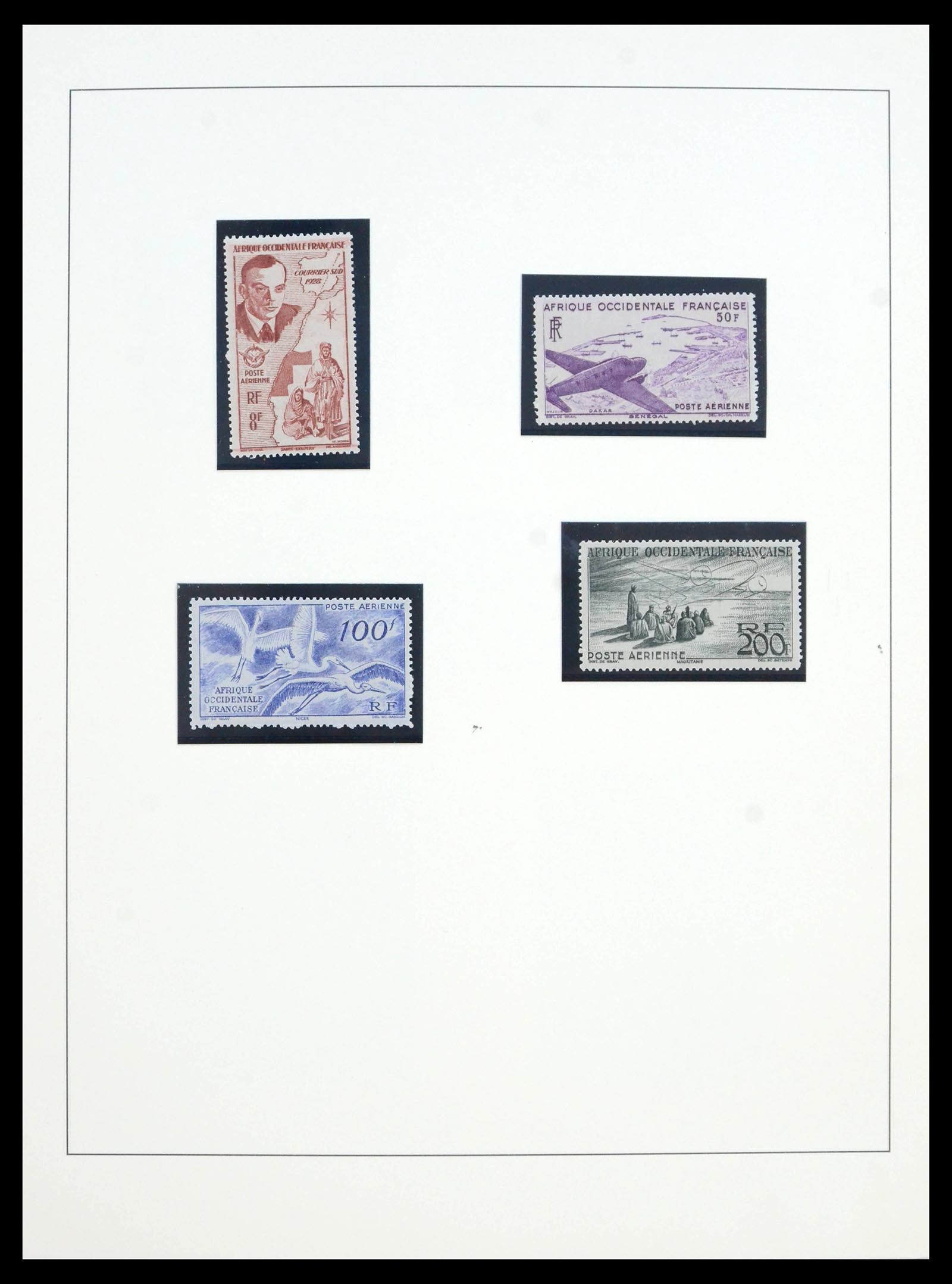 39897 0015 - Postzegelverzameling 39897 Franse koloniën in Afrika 1900-1945.