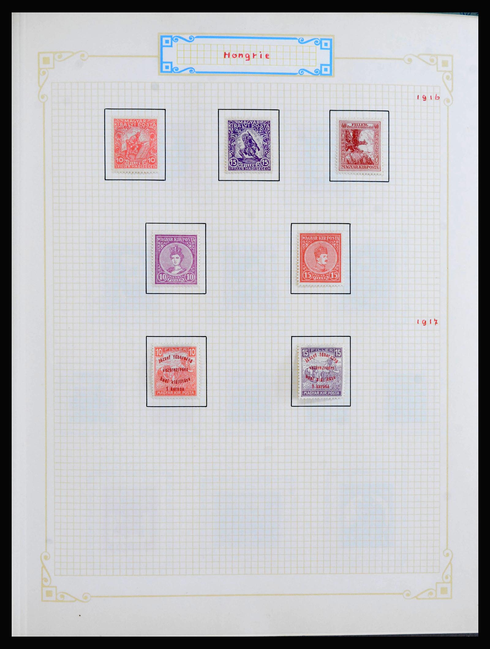 39899 0002 - Postzegelverzameling 39899 Hongarije 1871-1965.