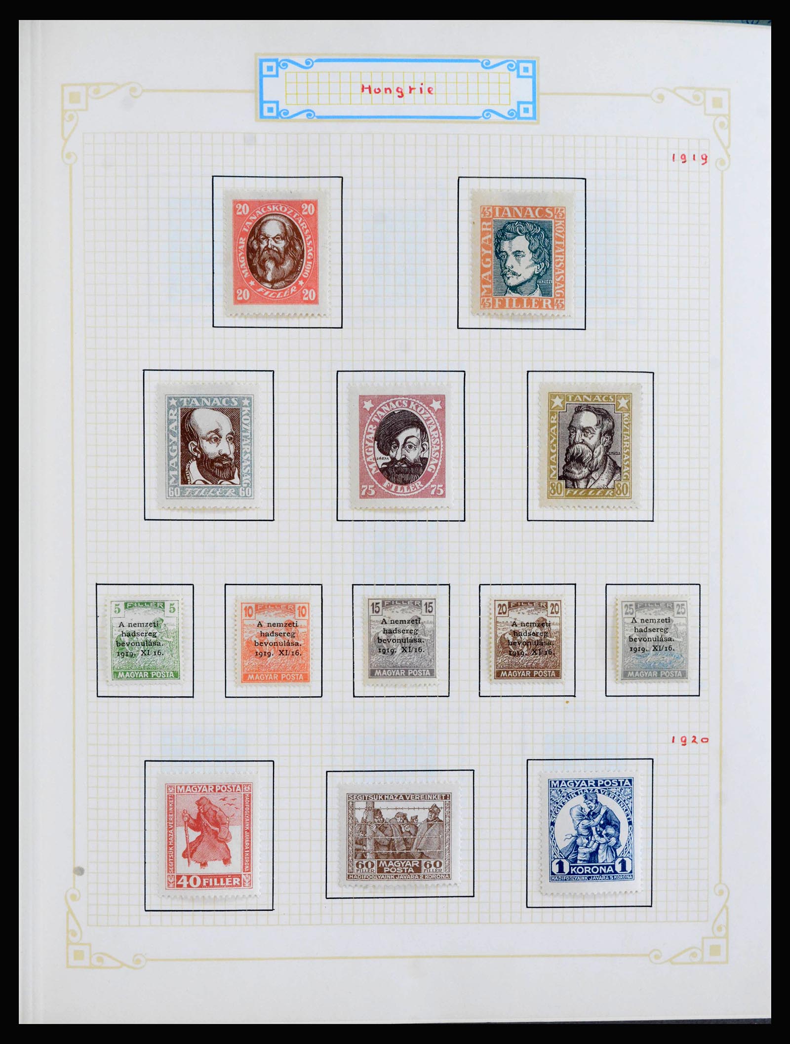 39899 0003 - Postzegelverzameling 39899 Hongarije 1871-1965.