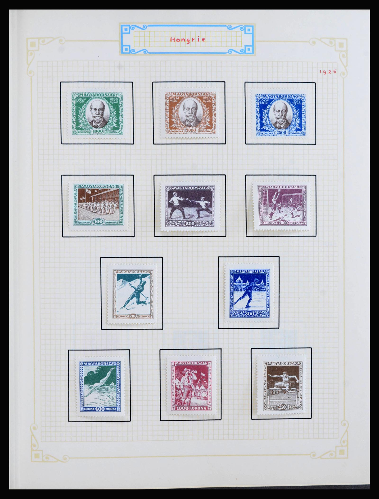 39899 0005 - Postzegelverzameling 39899 Hongarije 1871-1965.