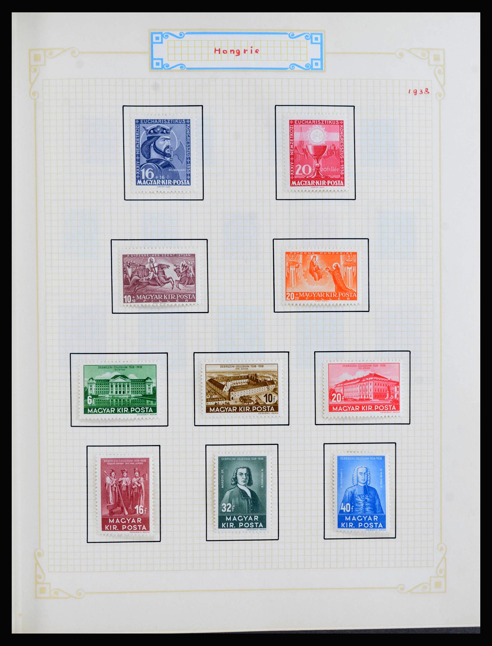 39899 0013 - Postzegelverzameling 39899 Hongarije 1871-1965.