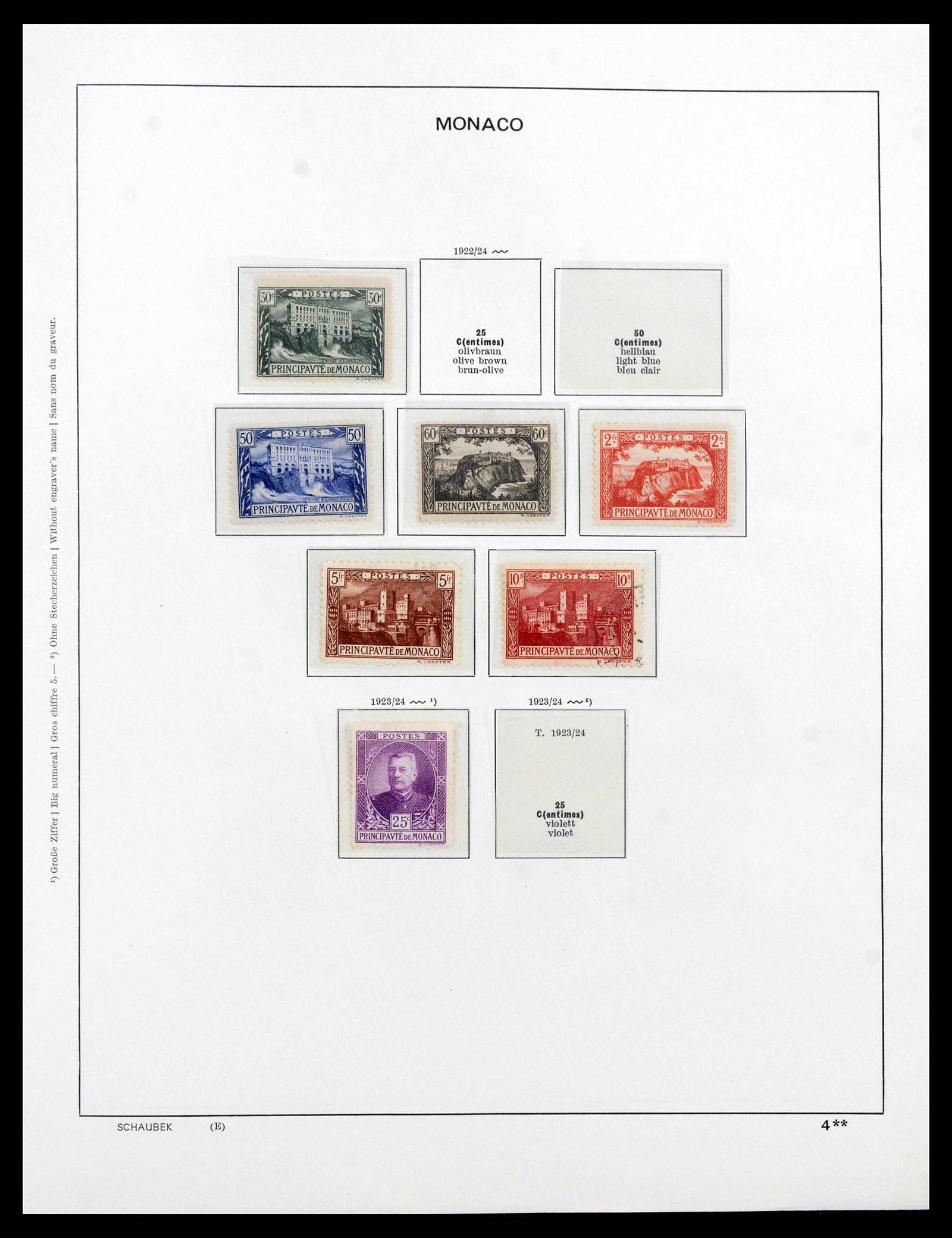 39903 0006 - Postzegelverzameling 39903 Monaco 1885-1980.