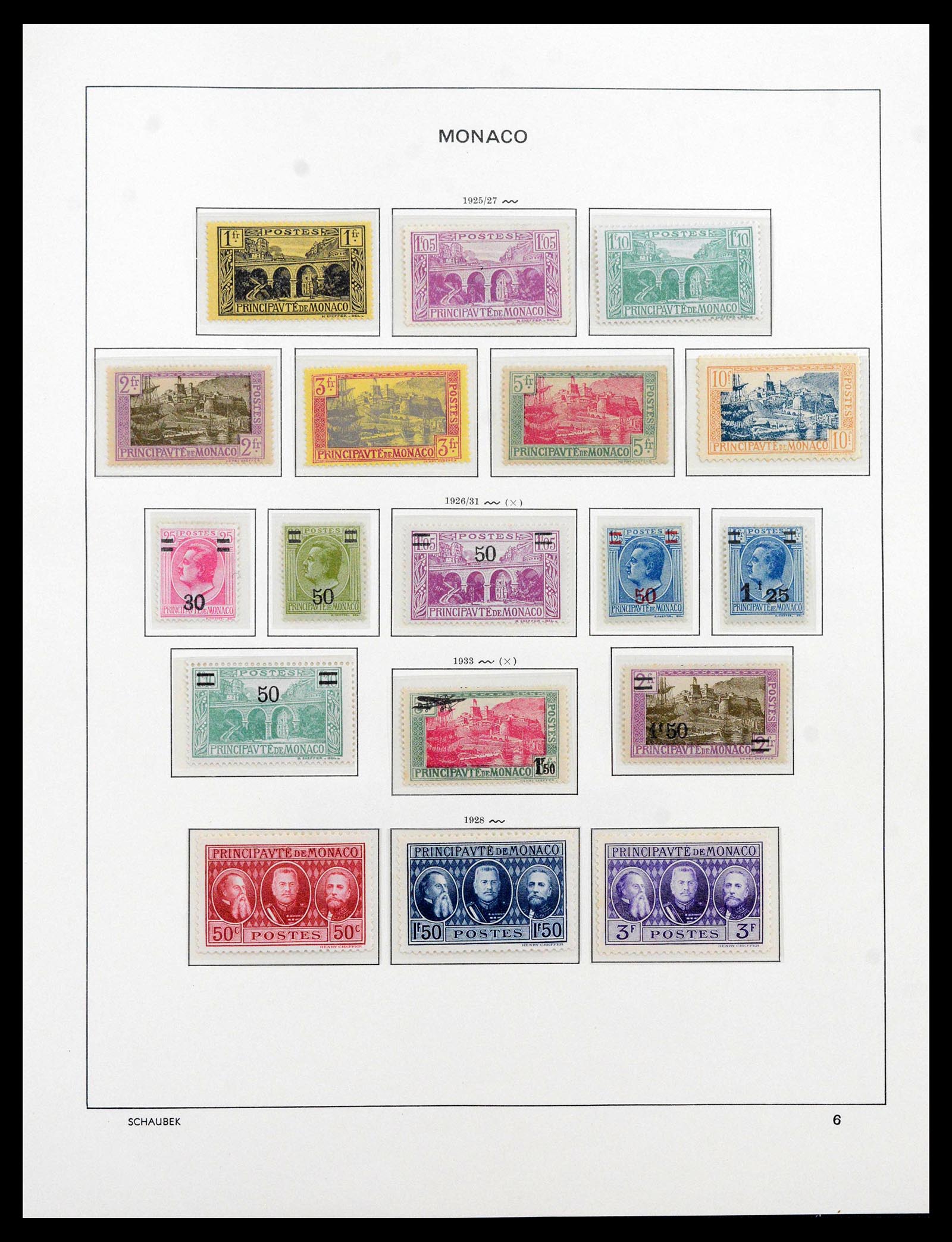 39903 0008 - Postzegelverzameling 39903 Monaco 1885-1980.