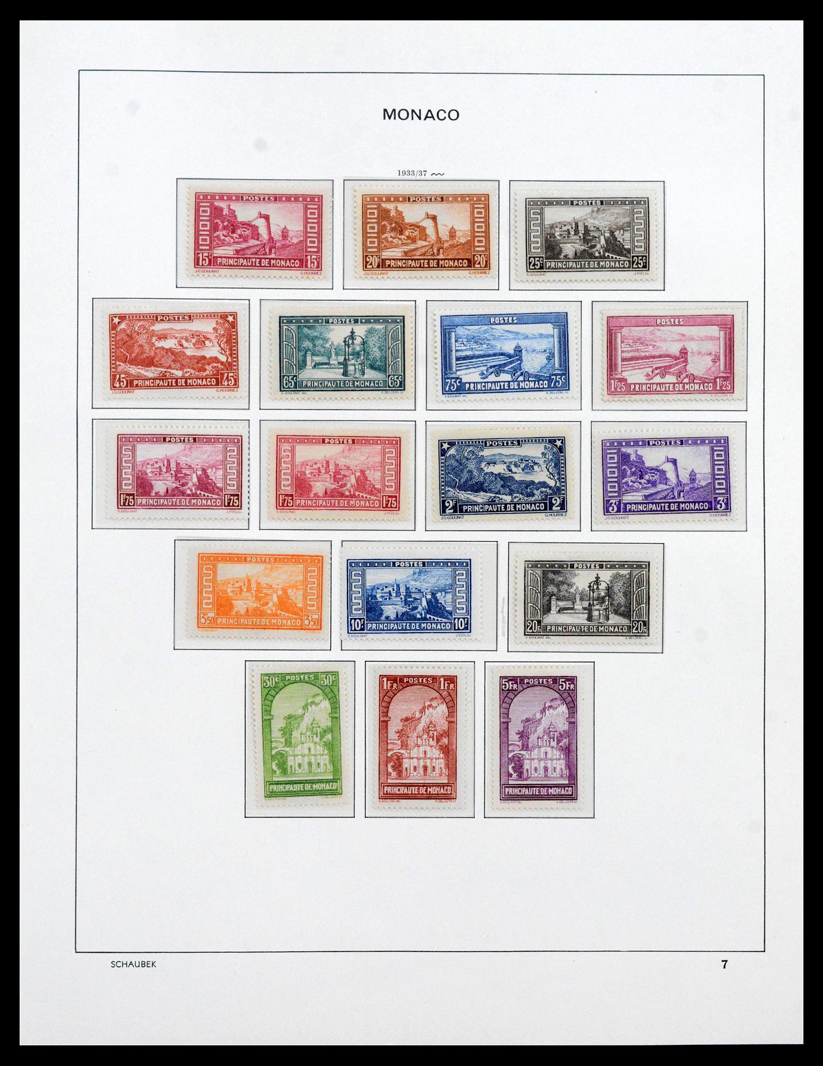 39903 0009 - Postzegelverzameling 39903 Monaco 1885-1980.