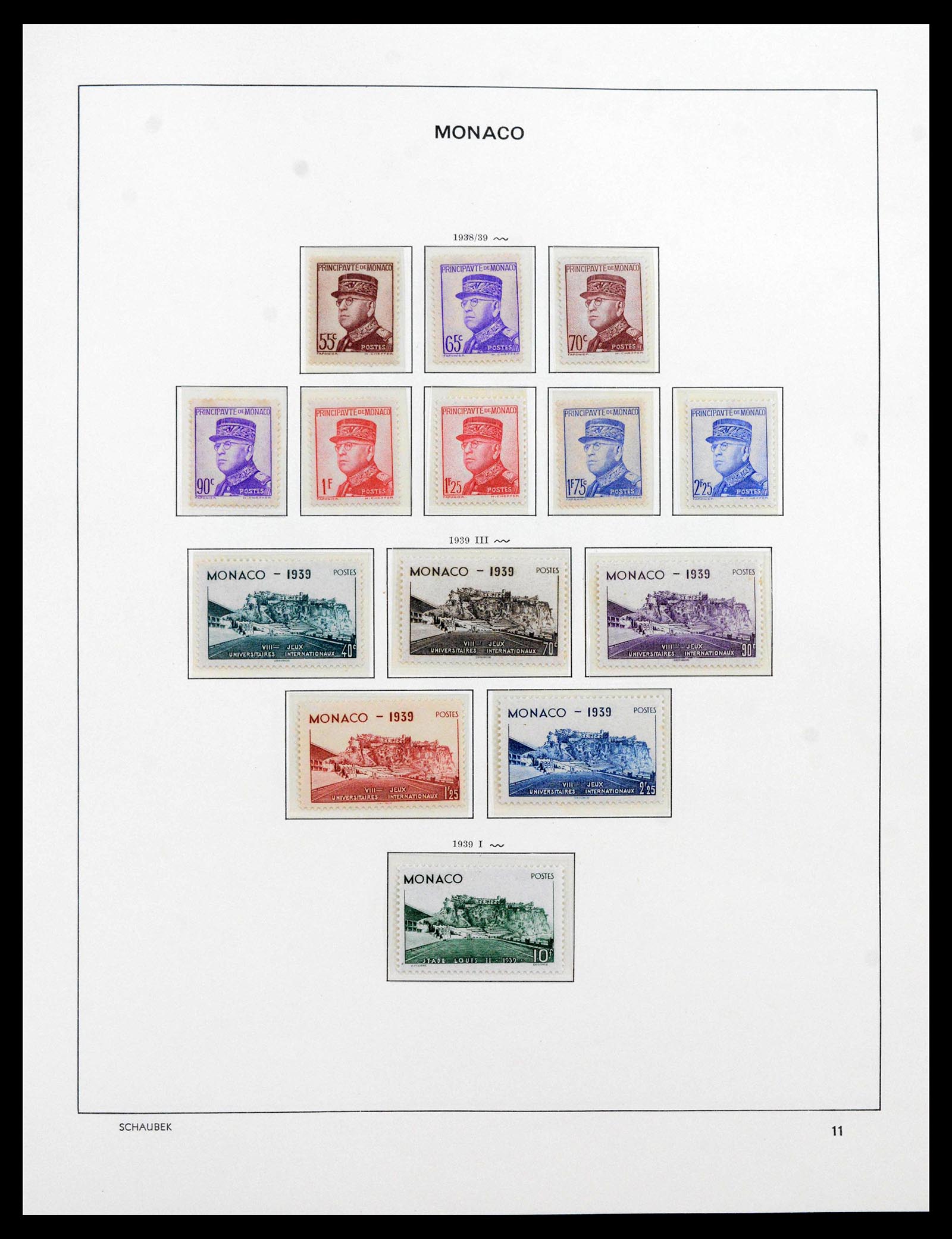 39903 0013 - Postzegelverzameling 39903 Monaco 1885-1980.