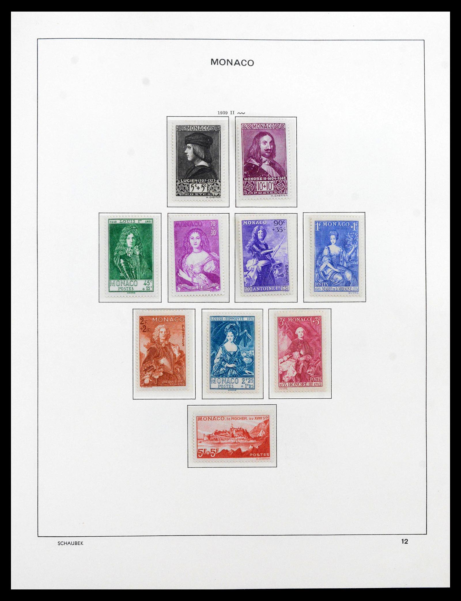 39903 0014 - Postzegelverzameling 39903 Monaco 1885-1980.