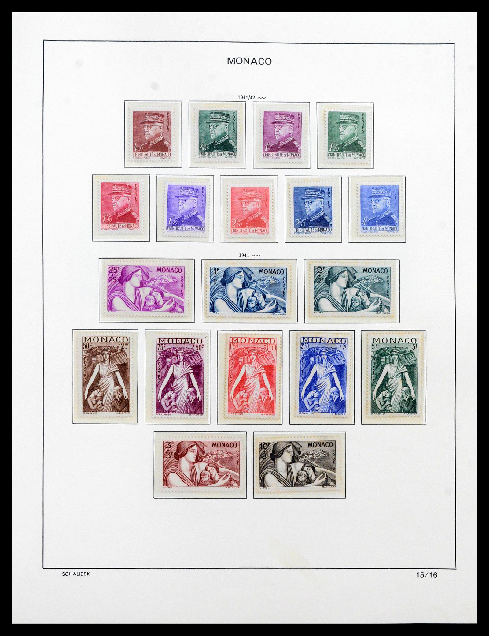39903 0018 - Postzegelverzameling 39903 Monaco 1885-1980.