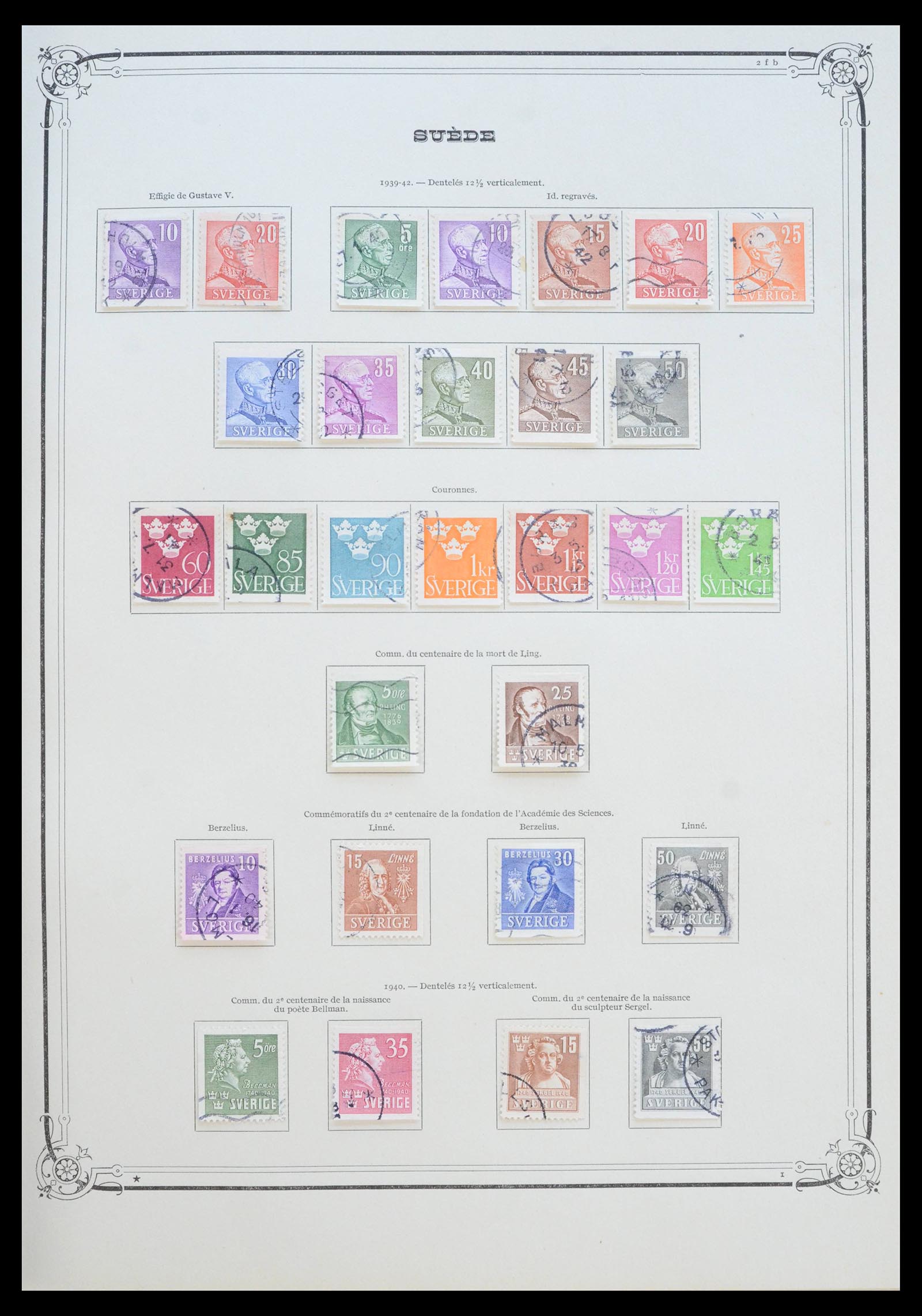39905 0011 - Stamp collection 39905 Scandinavia 1851-1949.